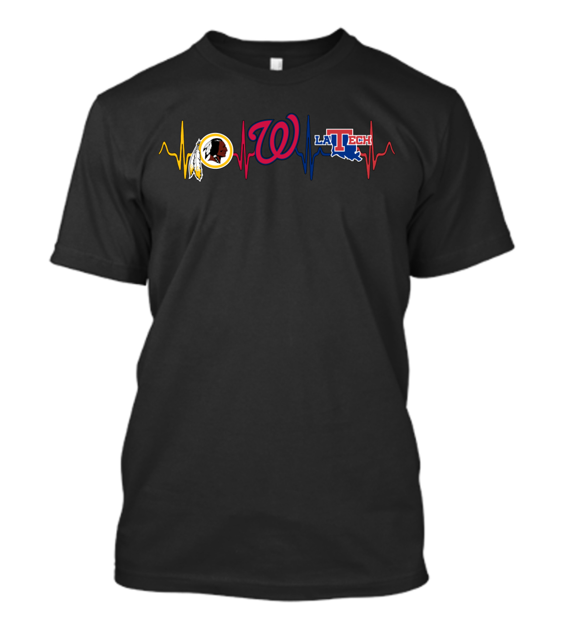 Washington Redskins Nationals La Tech Pulse T-Shirt