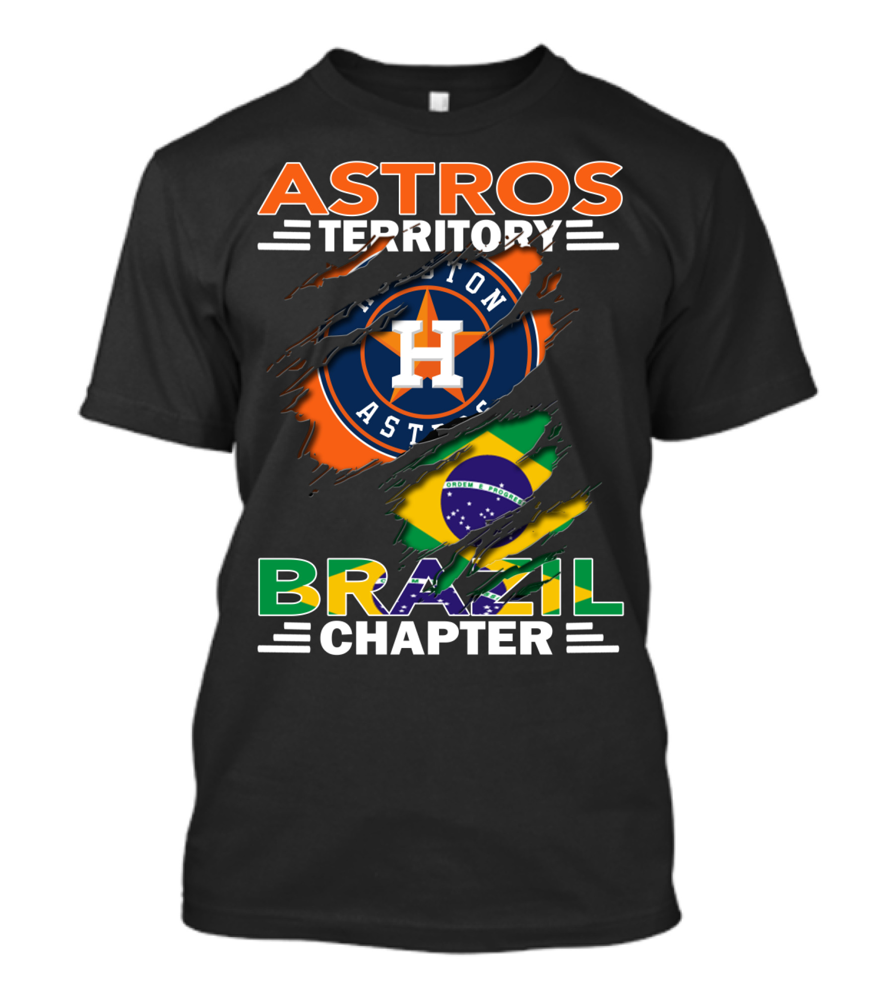 Houston Astros Territory Brazil Chapter Fan T-Shirt