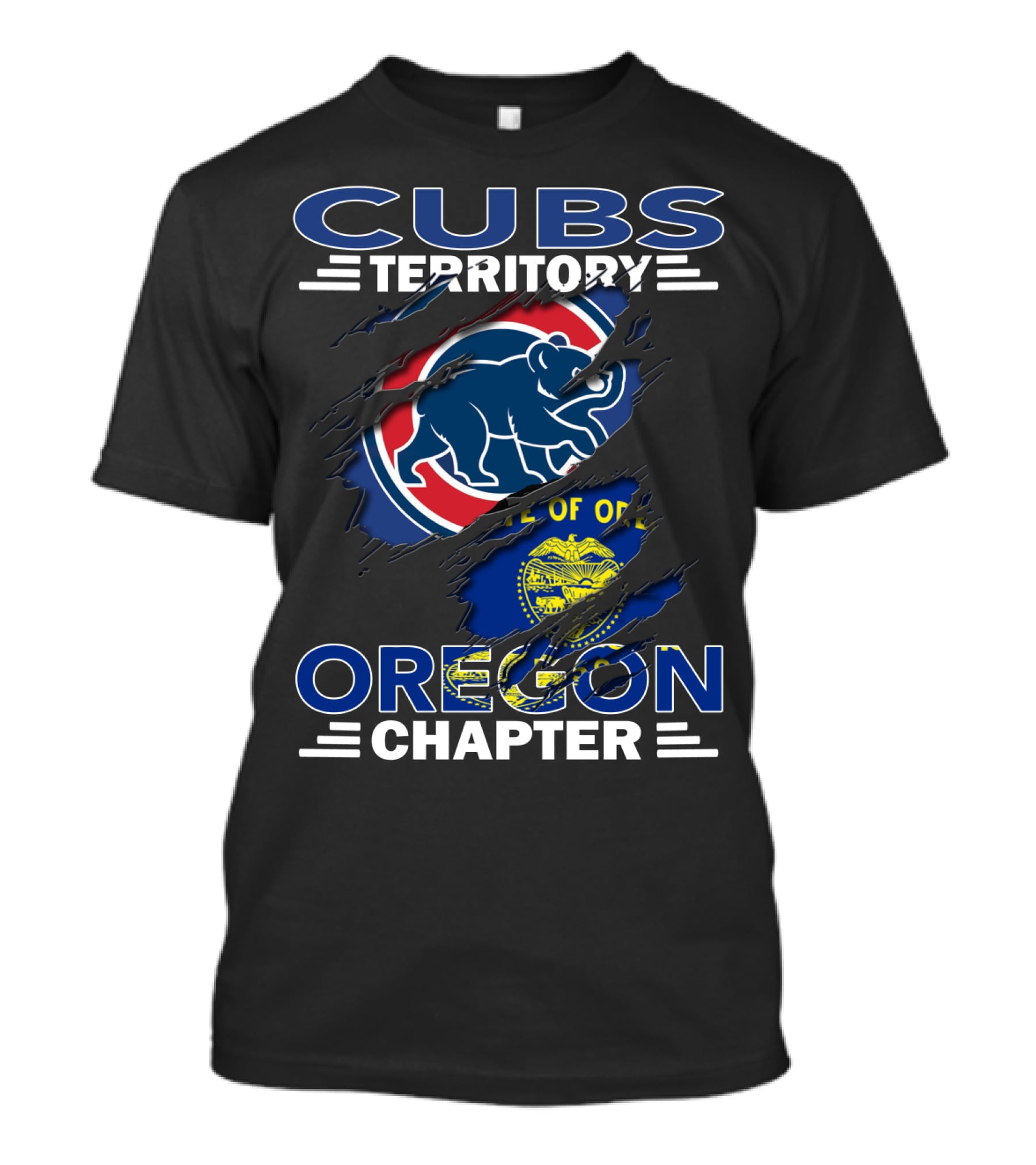 Cubs Territory Oregon Chapter State Seal T-Shirt