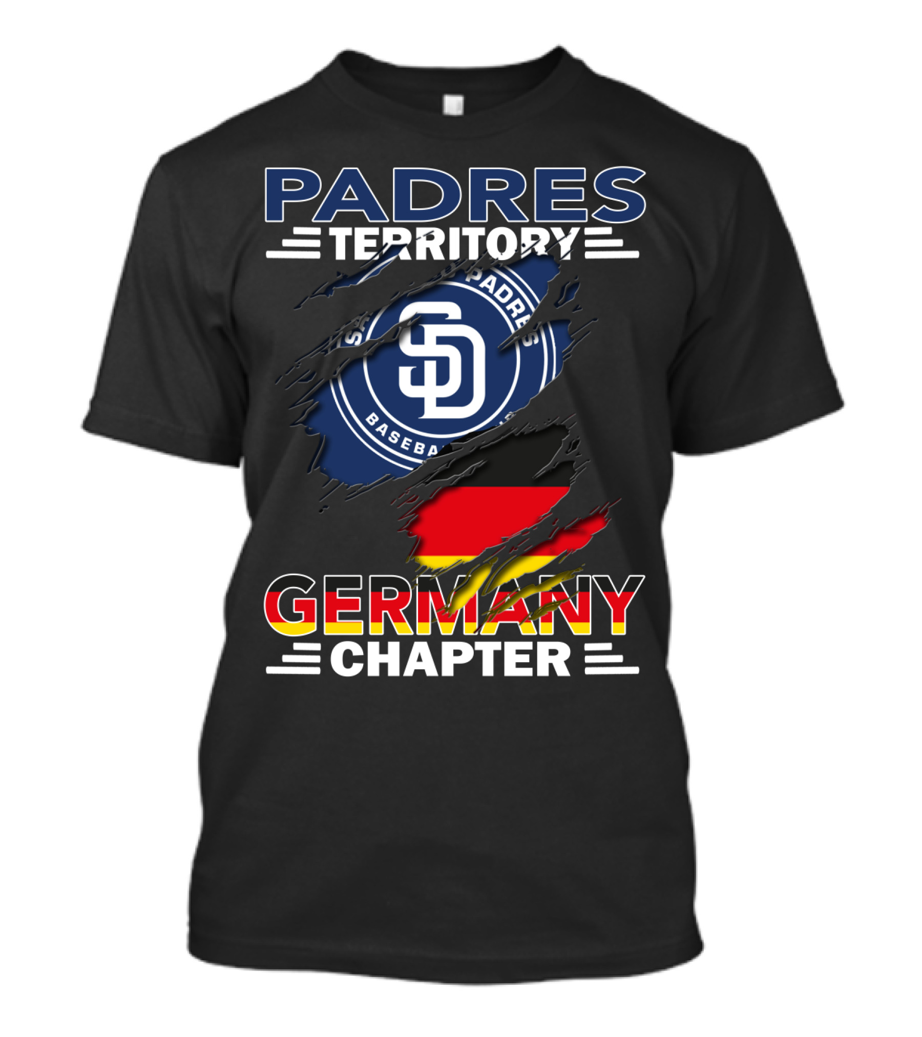 San Diego Padres Baseball Germany Chapter Padres Territory T-Shirt