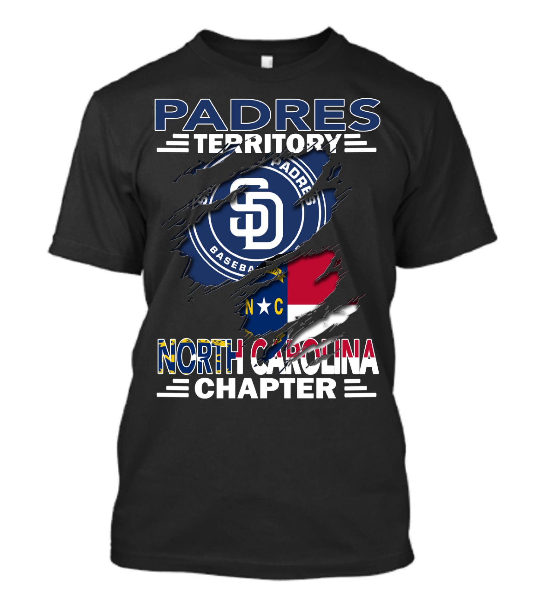 PADRES TERRITORY BASEBALL SD NORTH CAROLINA CHAPTER T-Shirt