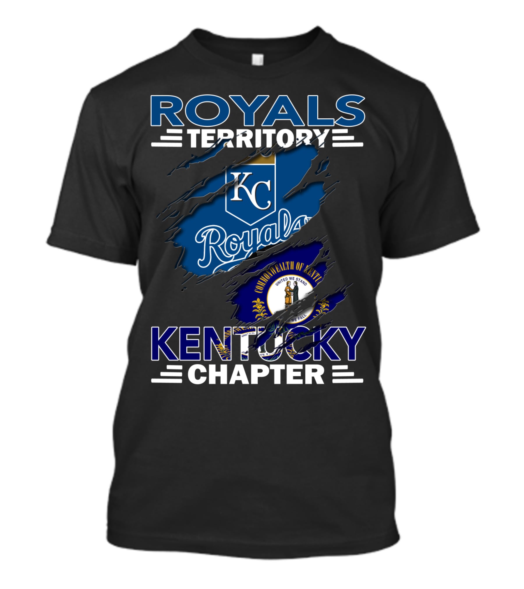 Royals Territory Kentucky Chapter KC Commonwealth Of Kentucky Seal T-Shirt