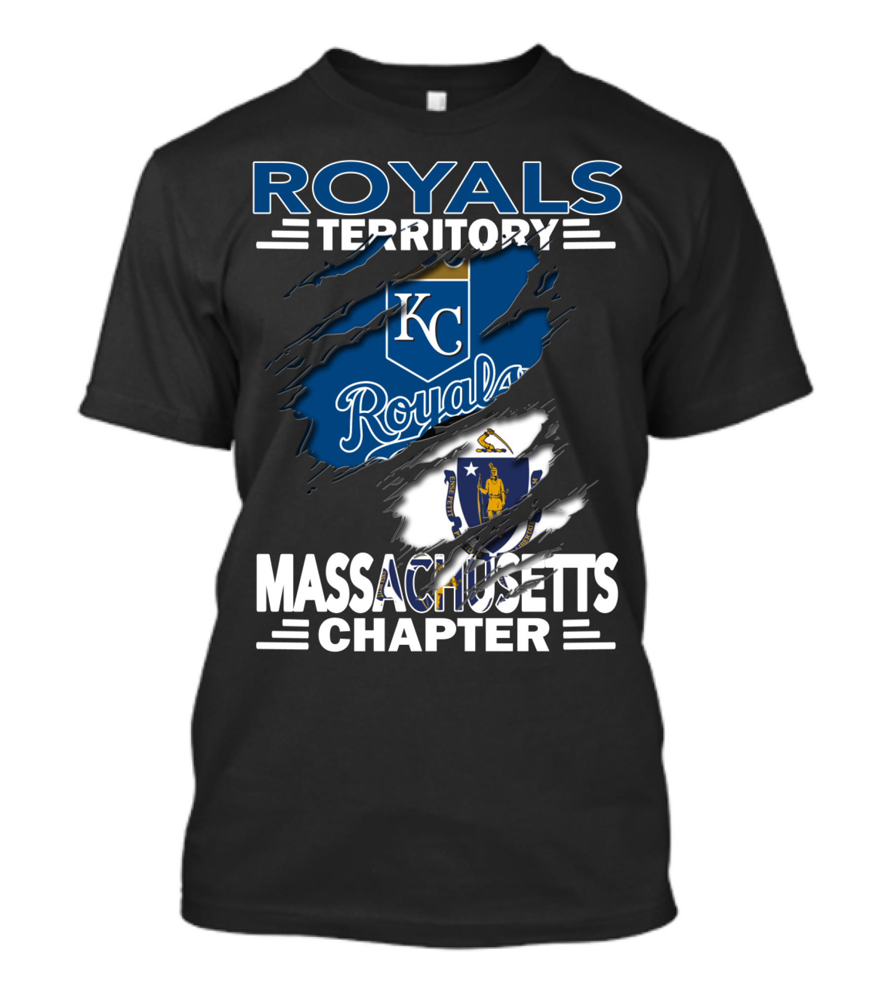 Royals Territory KC Massachusetts Chapter T-Shirt