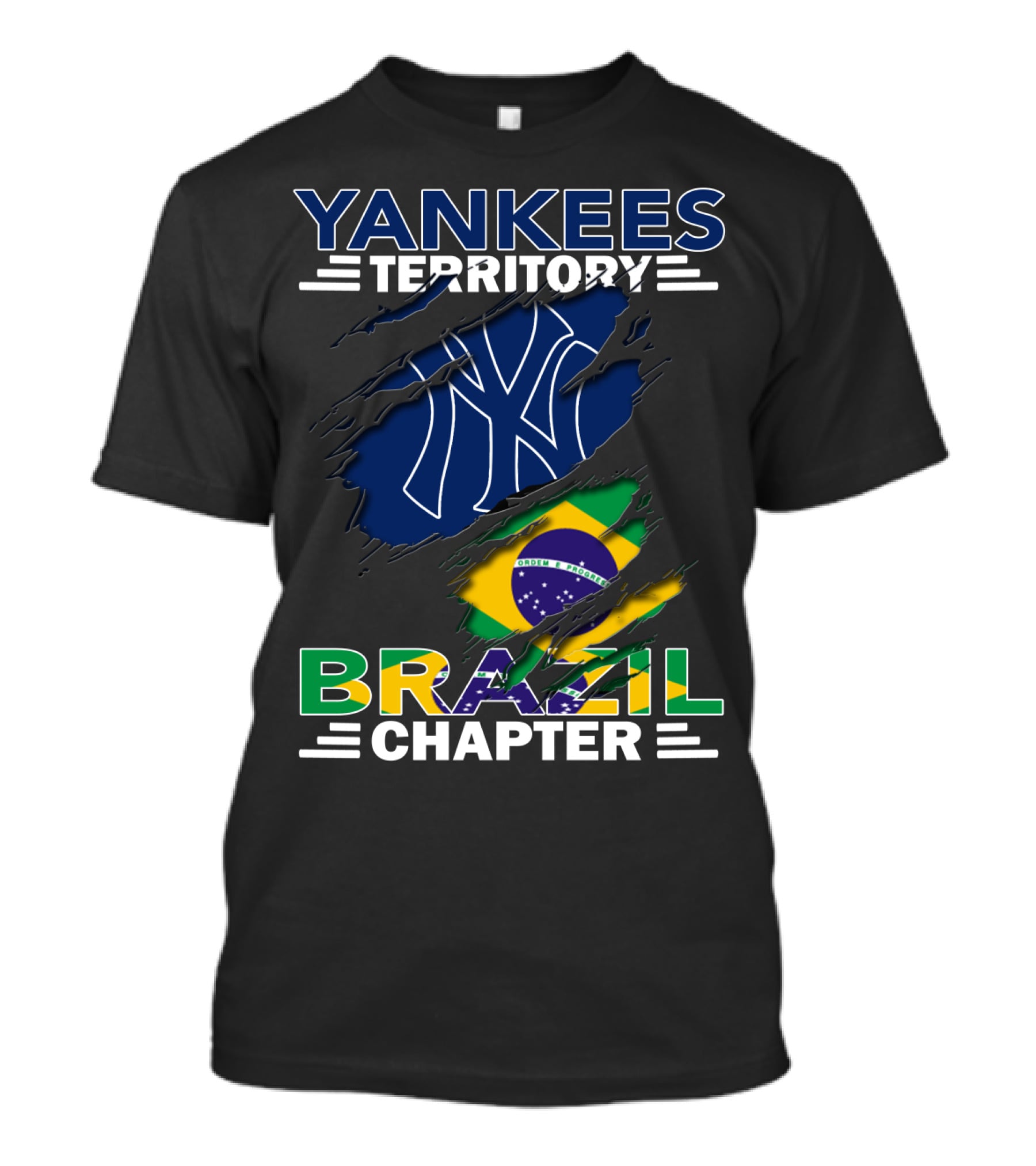 Yankees Territory Brazil Chapter Flag T-Shirt
