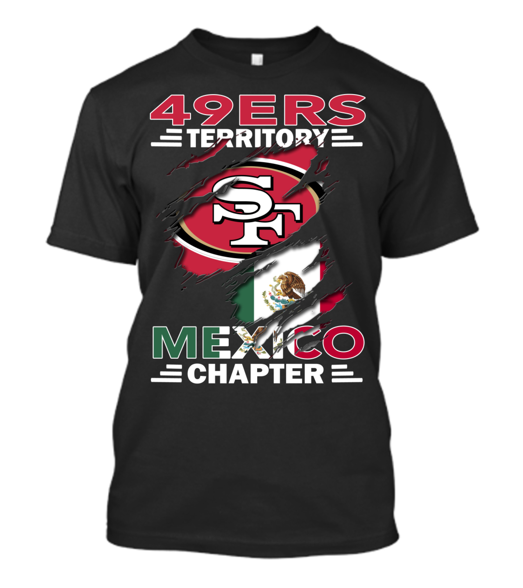 49ers Territory SF Logo Mexico Chapter T-Shirt