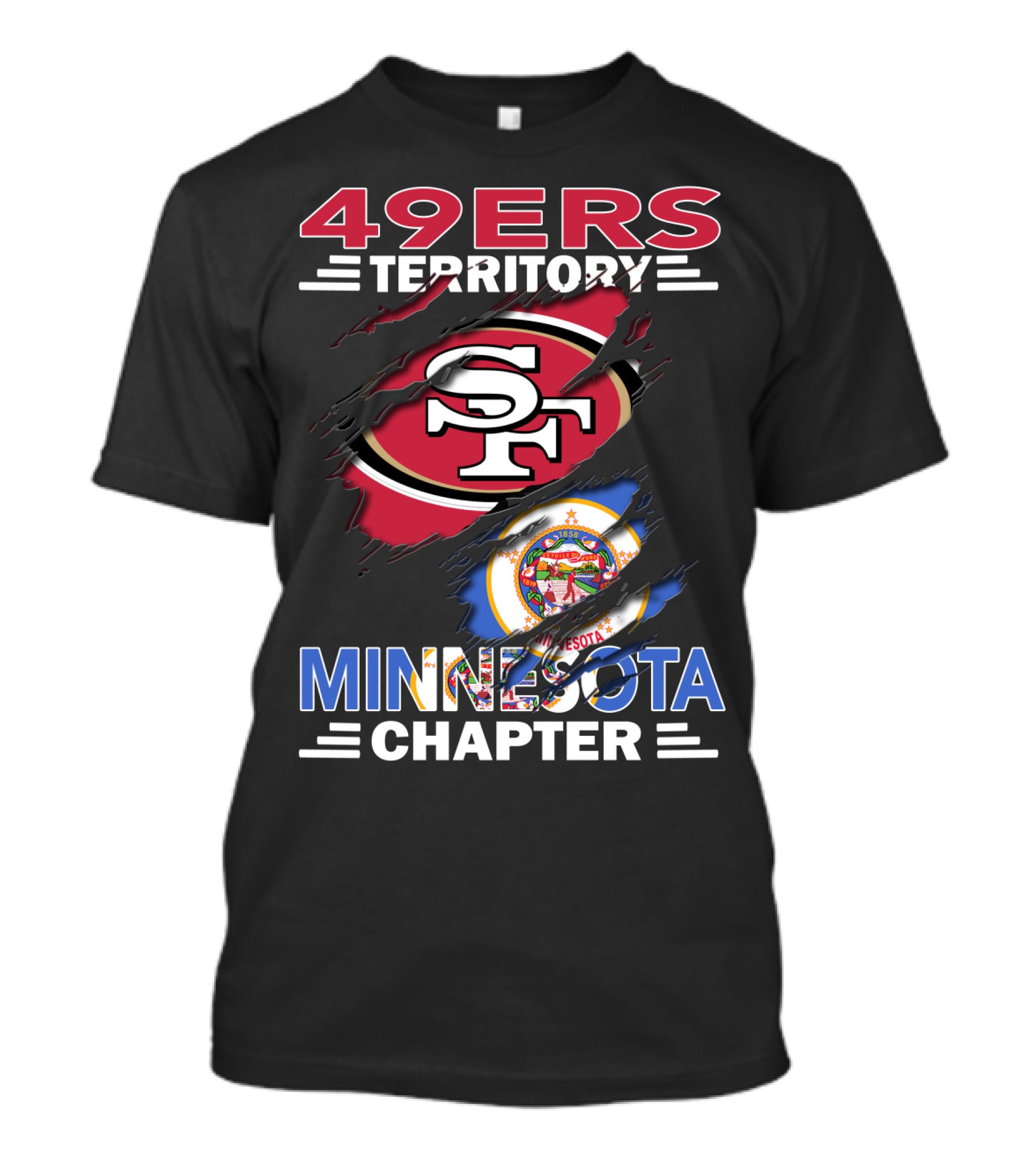 49ers Territory SF Minnesota Chapter T-Shirt
