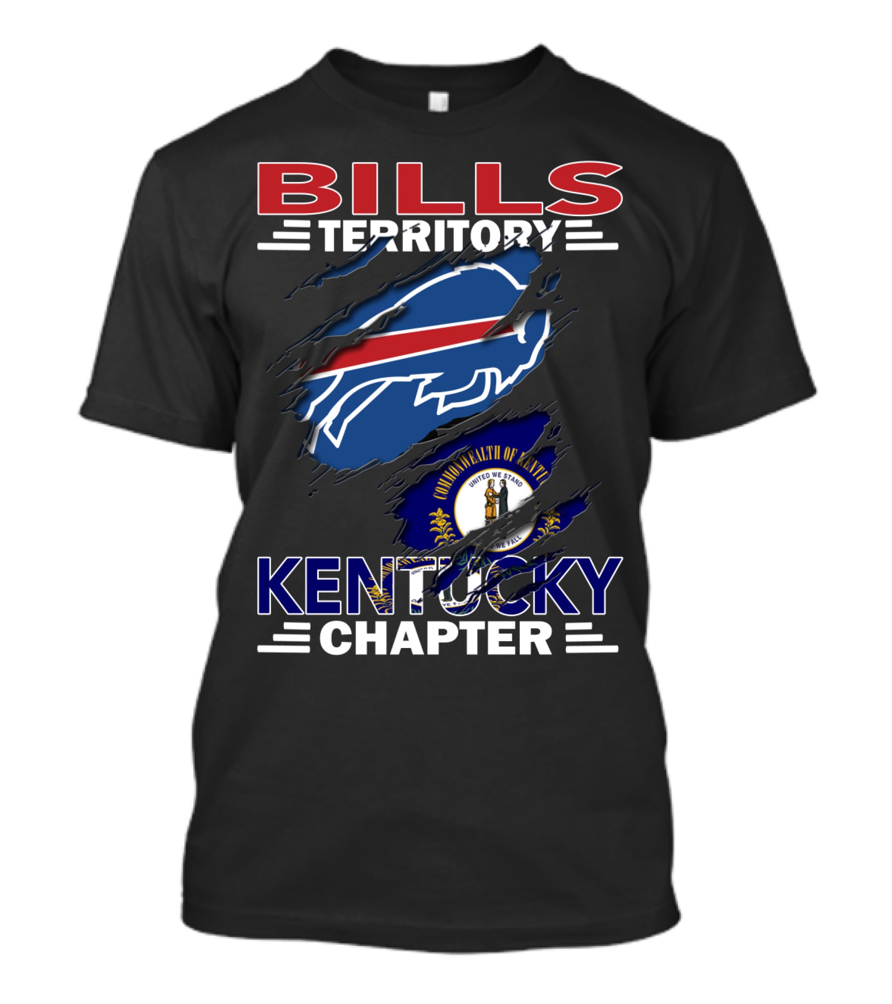 Bills Territory Kentucky Chapter Commonwealth Of Kentucky Buffalo Bills T-Shirt