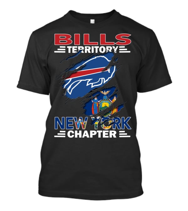 Bills Territory NFL New York Chapter Buffalo Team Pride T-Shirt