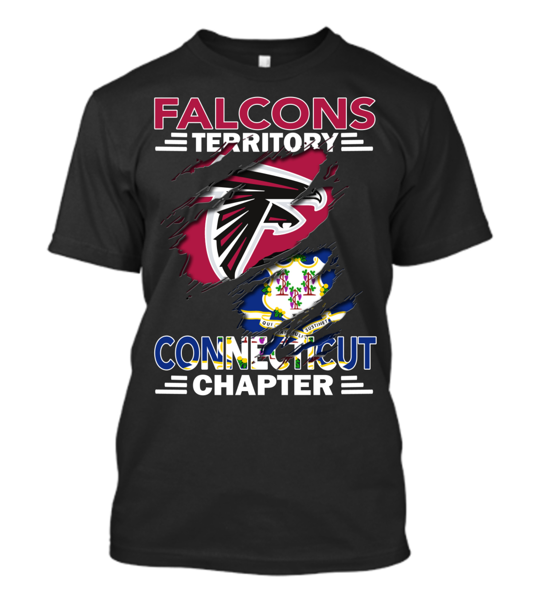 Falcons Territory Connecticut Chapter NFL Logo T-Shirt