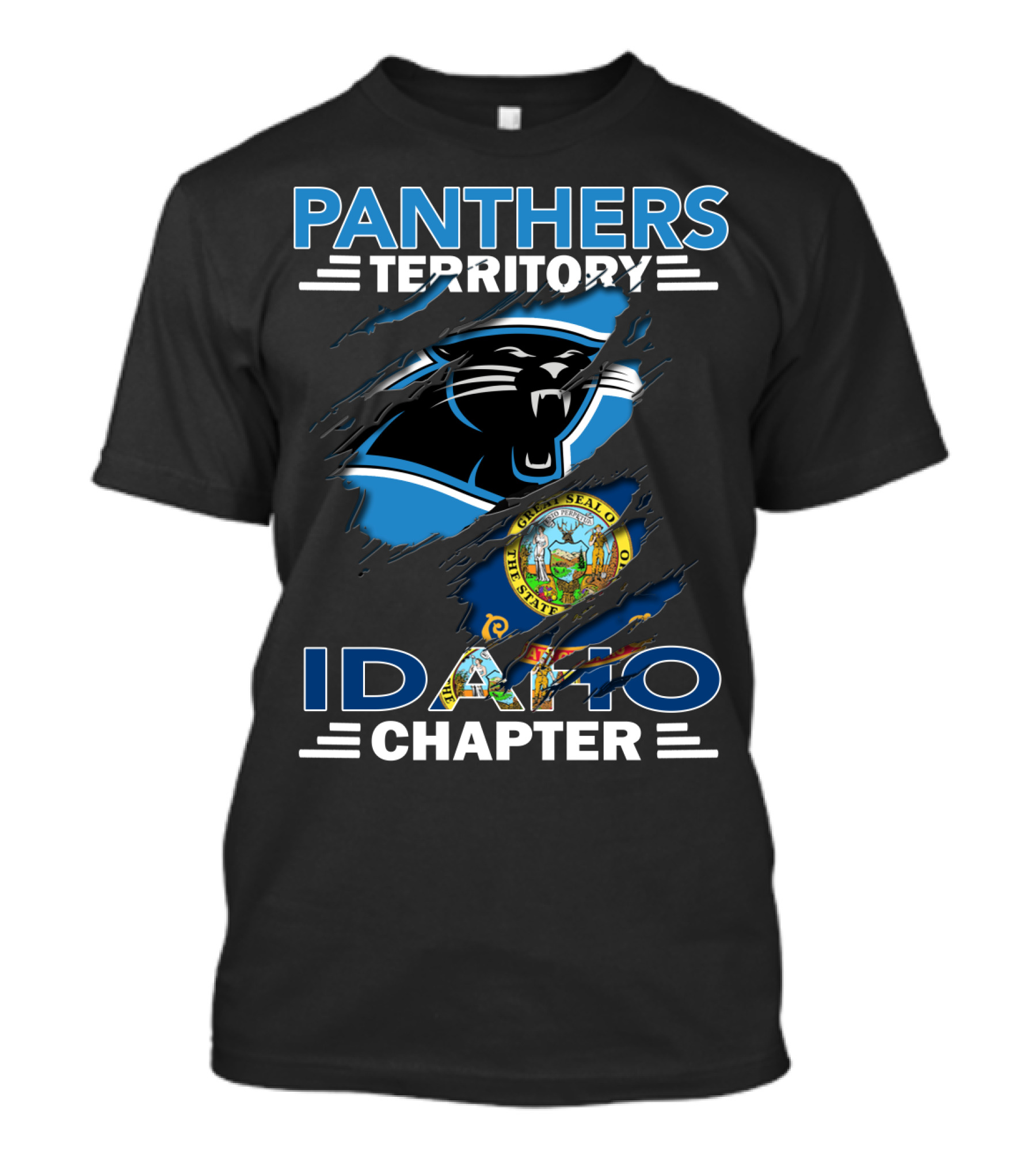 Panthers Territory Idaho Chapter State Seal T-Shirt