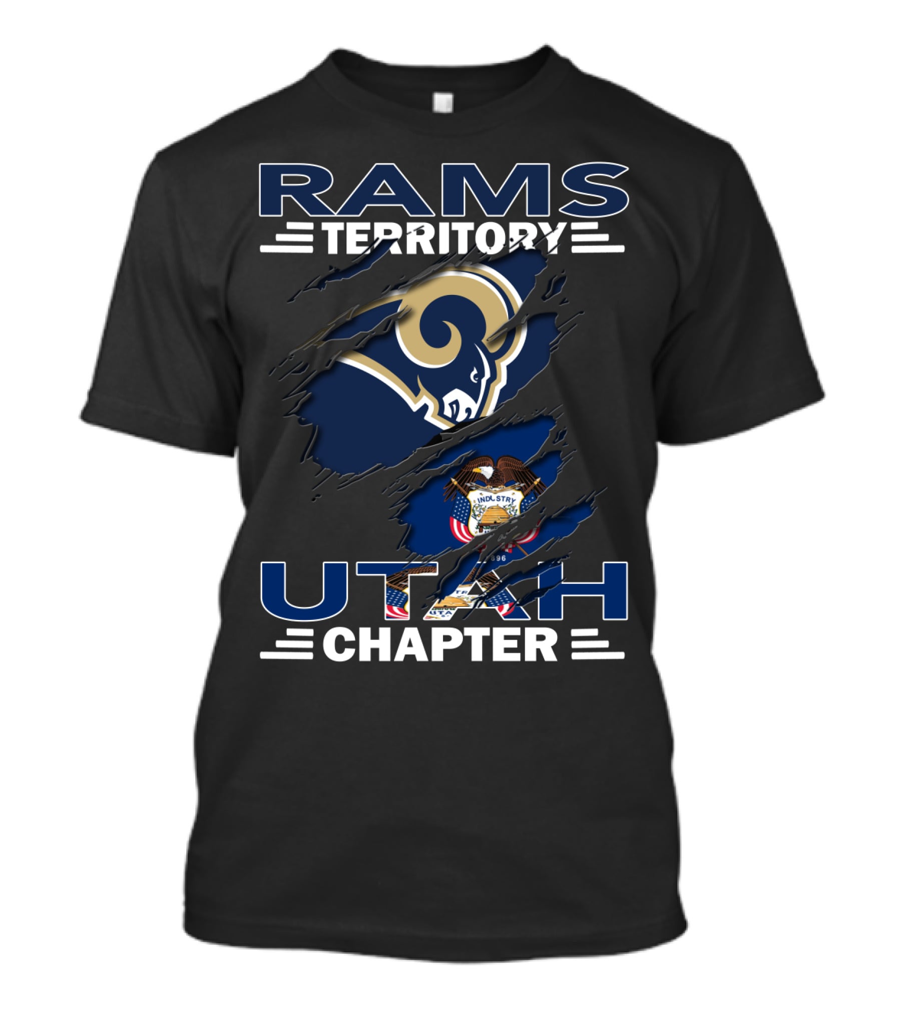 Rams Territory Utah Chapter NFL Fan Community T-Shirt