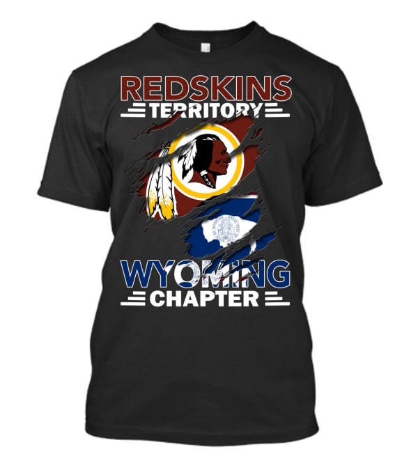 Redskins Territory Wyoming Chapter Flag T-Shirt