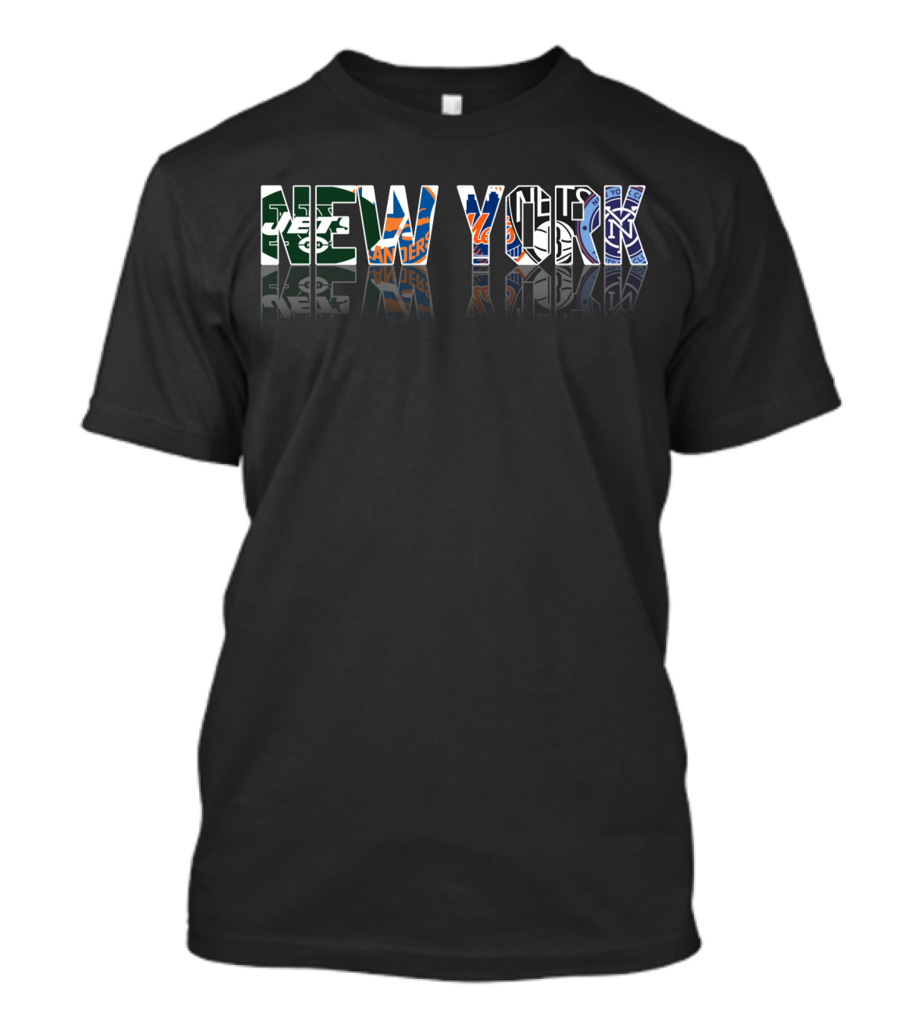 New York Jets Islanders Mets Knicks Giants Yankees City T-Shirt