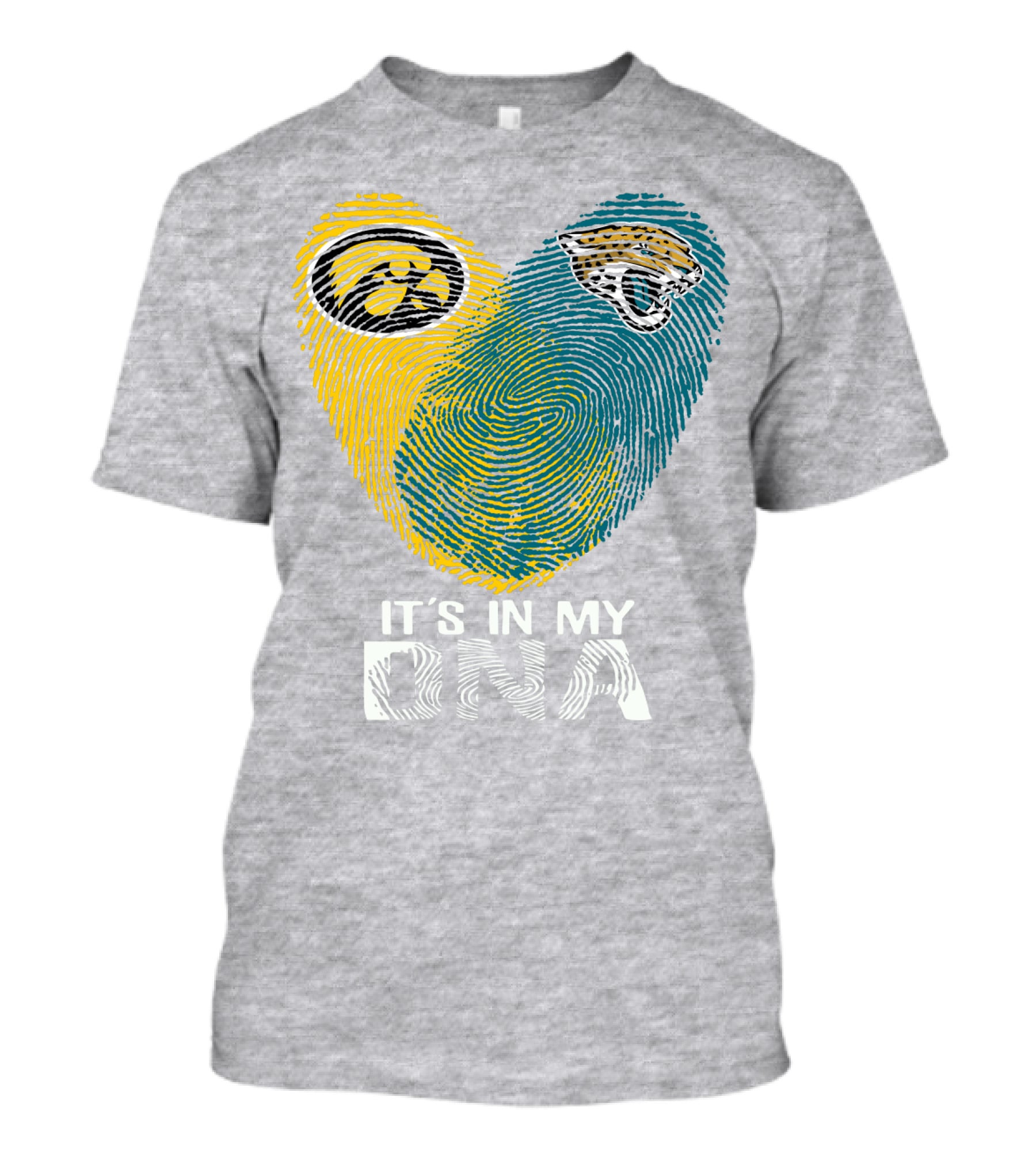 Jacksonville Jaguars Iowa Hawkeyes It's In My Dna T-Shirt