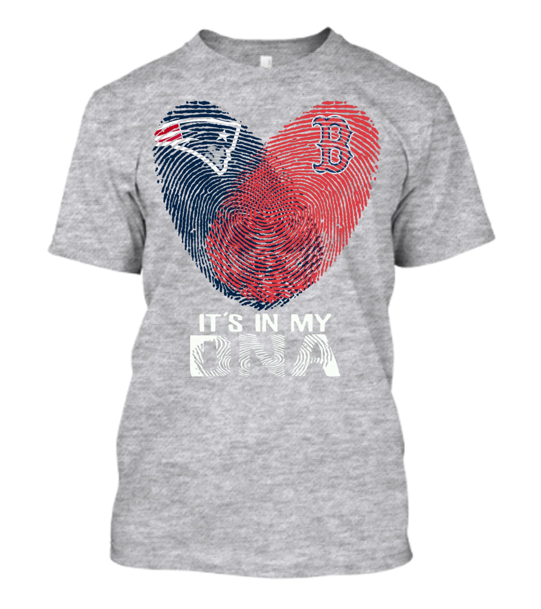 New England Patriots Boston Red Sox It's In My Dna T-Shirt