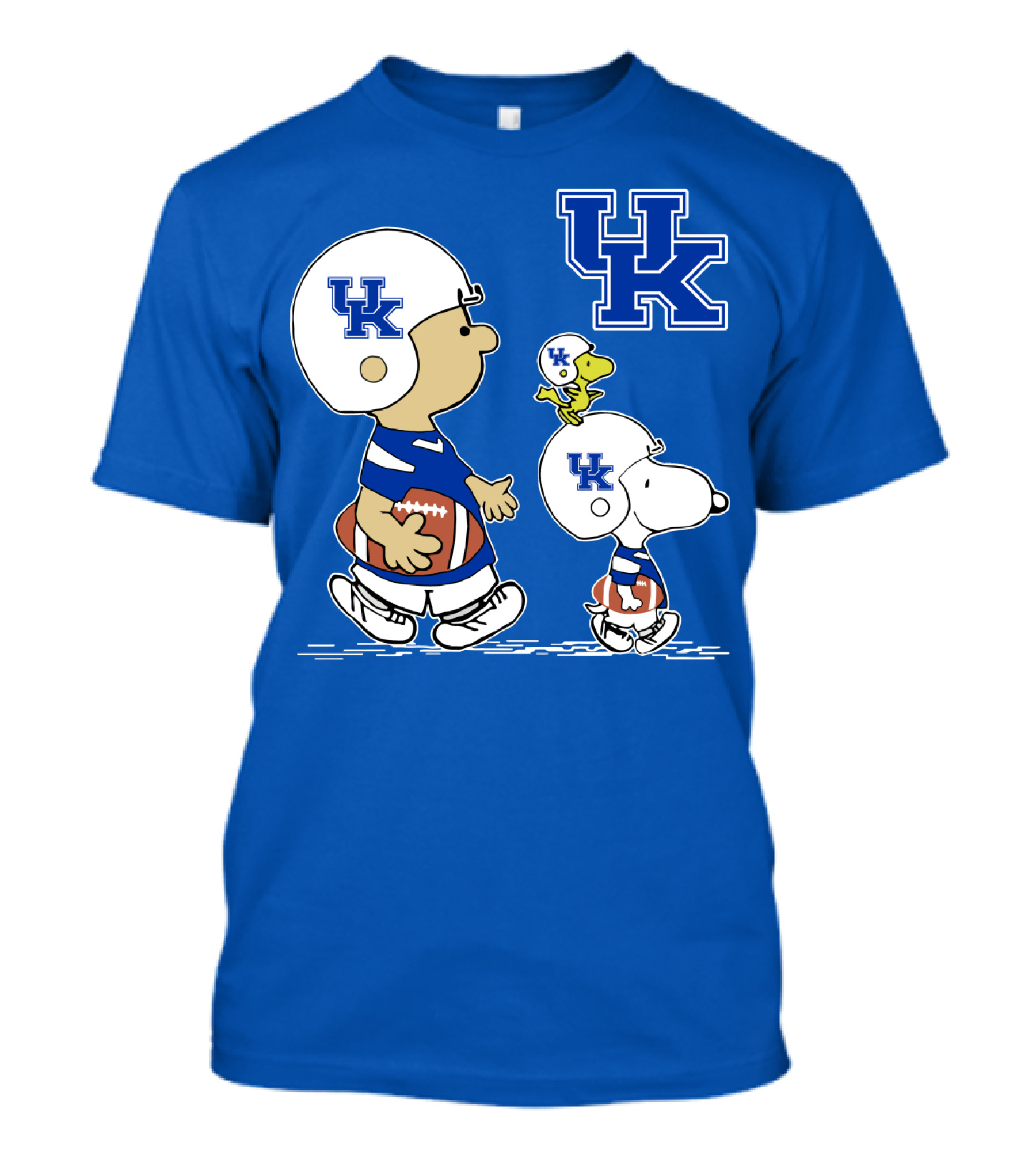 Kentucky Wildcats Peanuts Football Characters UK T-Shirt