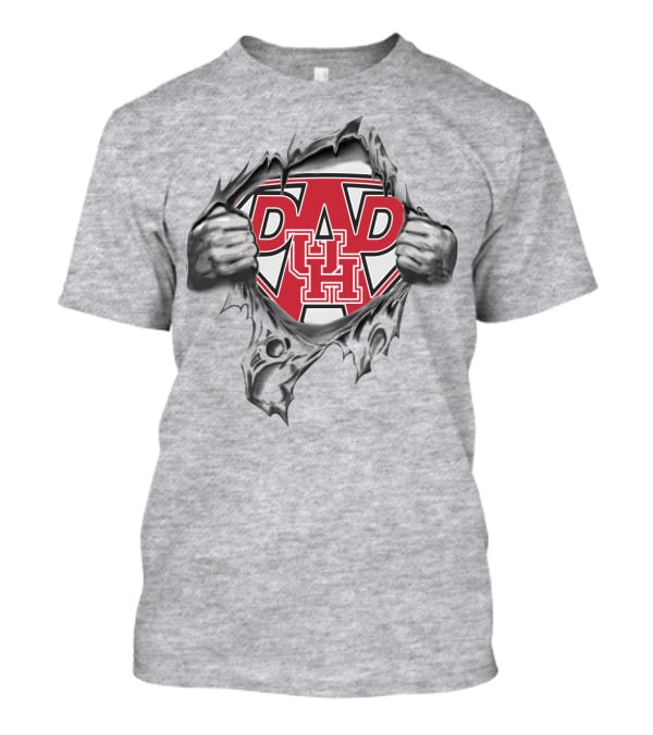 University Of Houston Super Dad Cougar Hero T-Shirt
