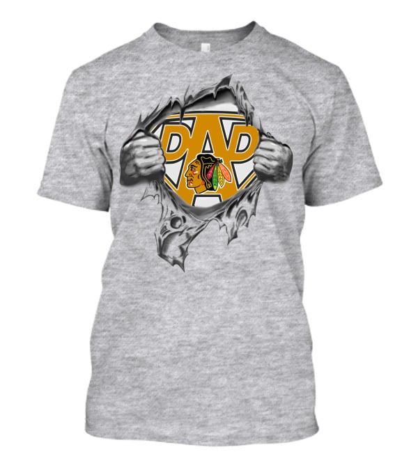 Chicago Blackhawks Super Dad T-Shirt