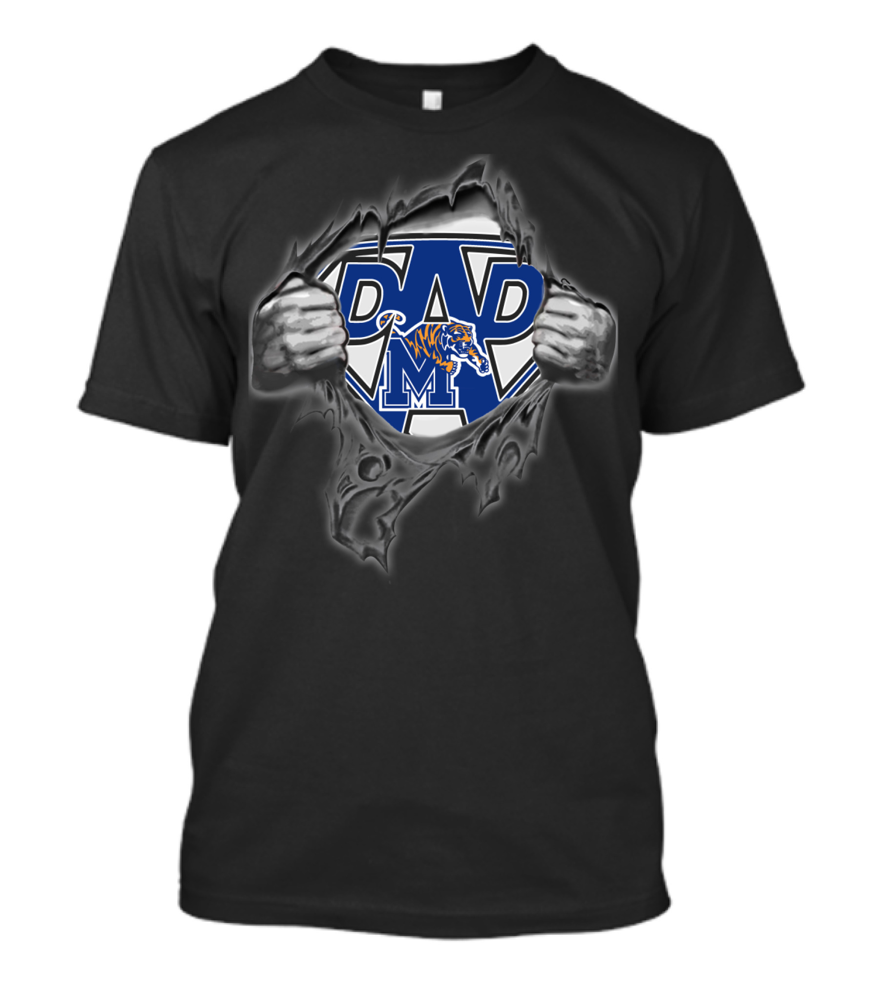 University Of Memphis Tigers Super Dad T-Shirt