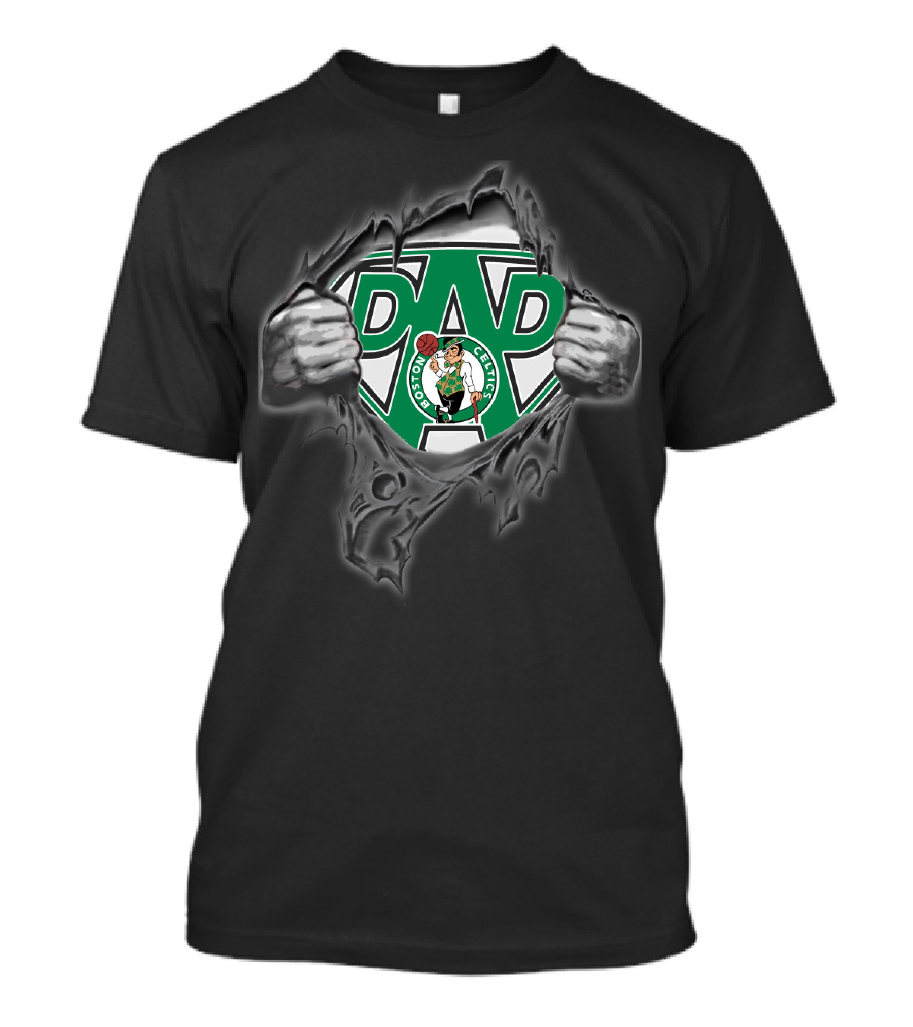 Boston Celtics Super Dad T-Shirt