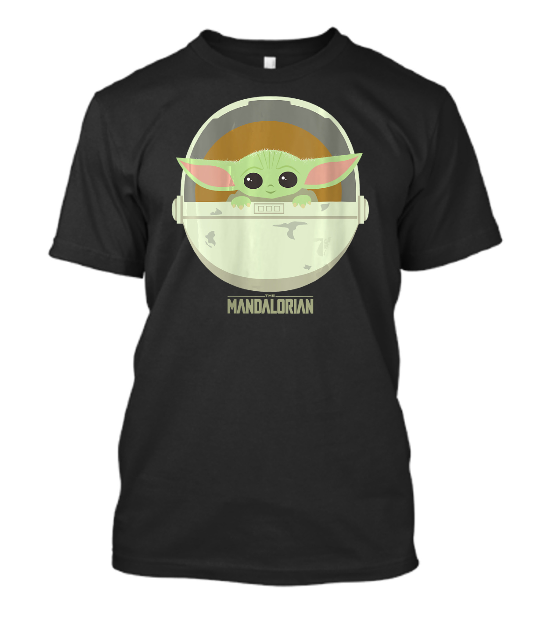 Star Wars The Mandalorian The Child Bassinet Helmet T-Shirt
