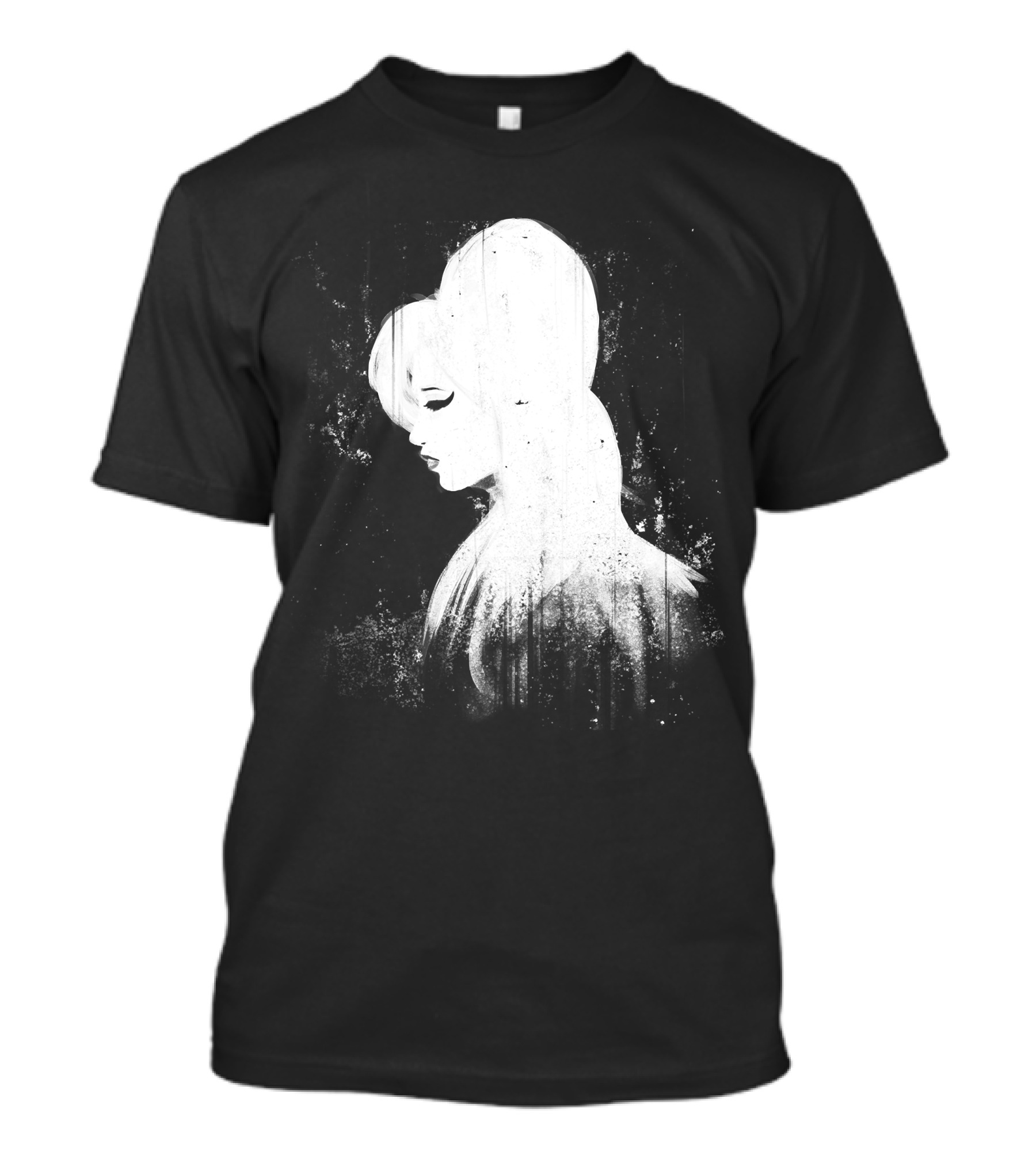 Amy Winehouse Back To Black Silhouette Iconic T-Shirt