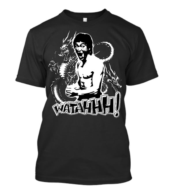 Bruce Lee WATAHHH Dragon Style Martial Arts T-Shirt