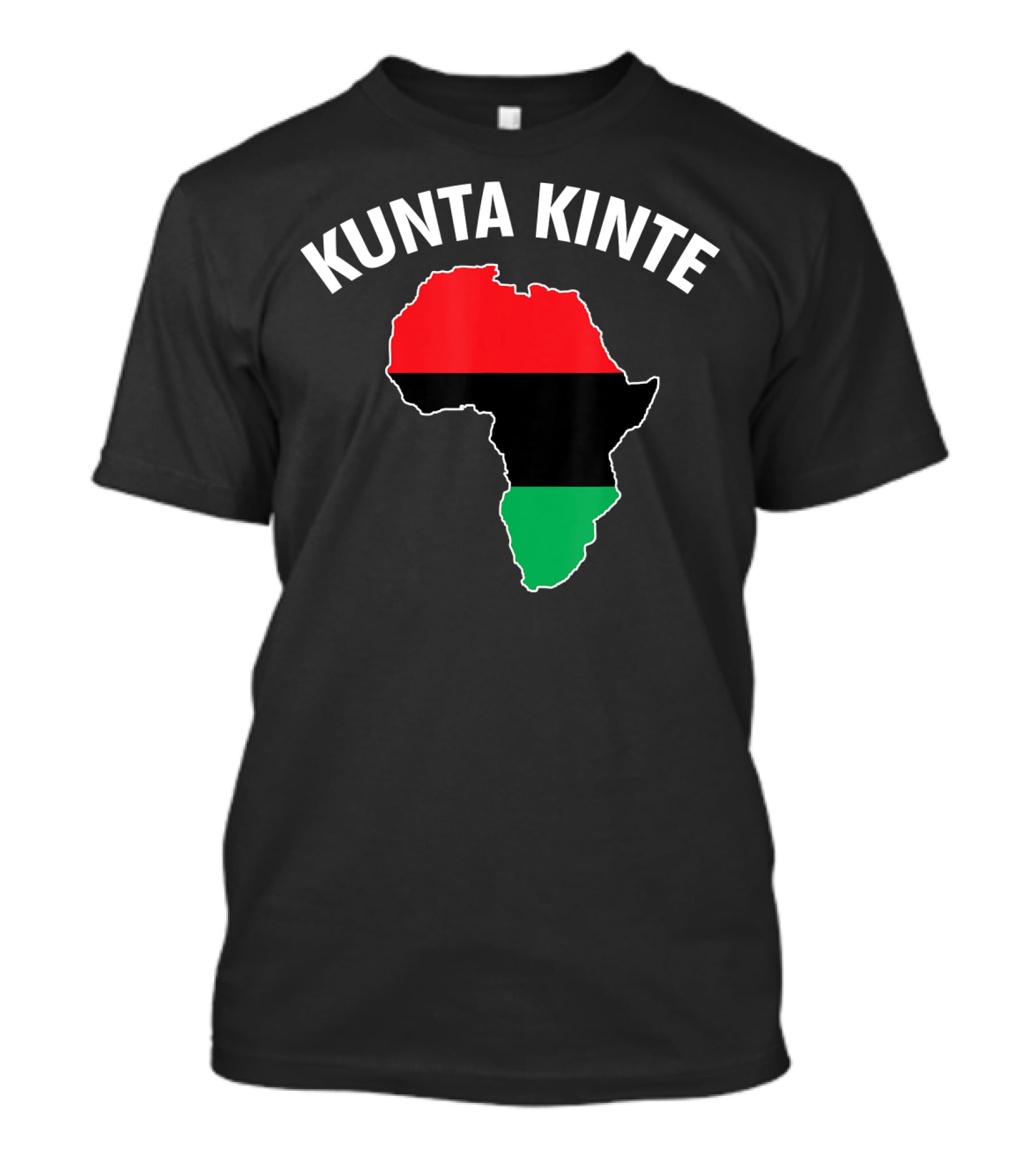 Kunta Kinte African Color Map Of Africa T-Shirt