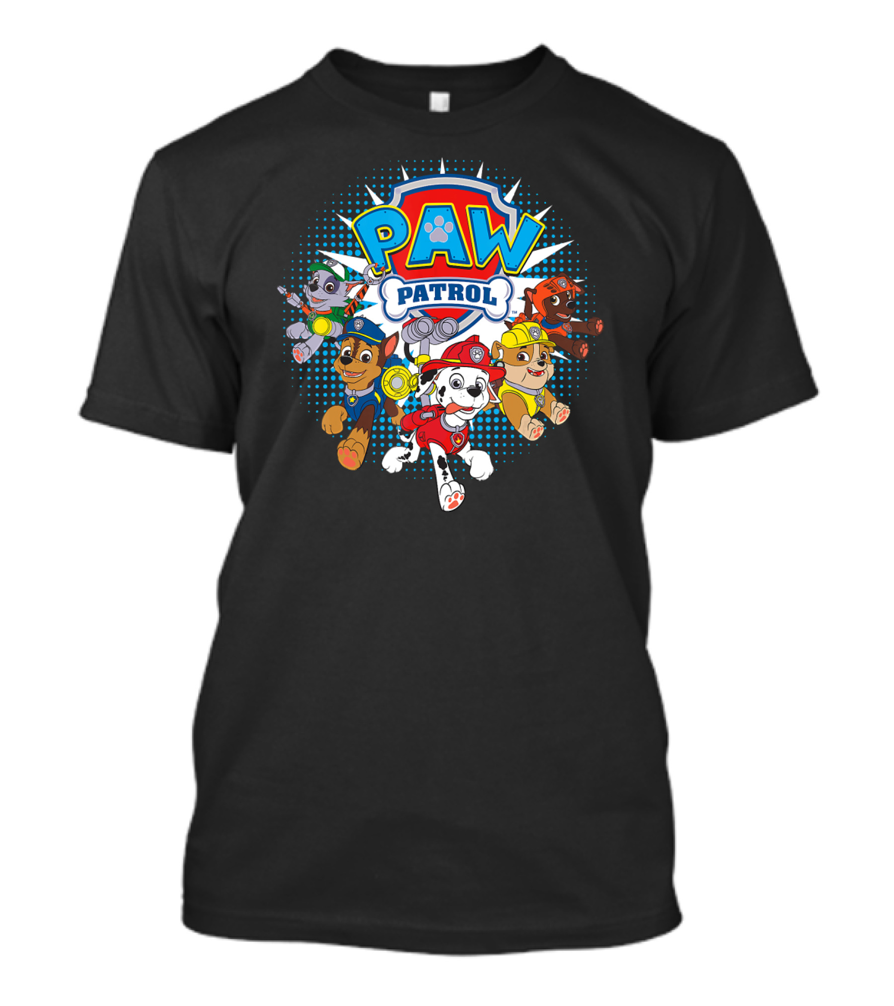 PAW Patrol Nickelodeon Characters Team Together T-Shirt