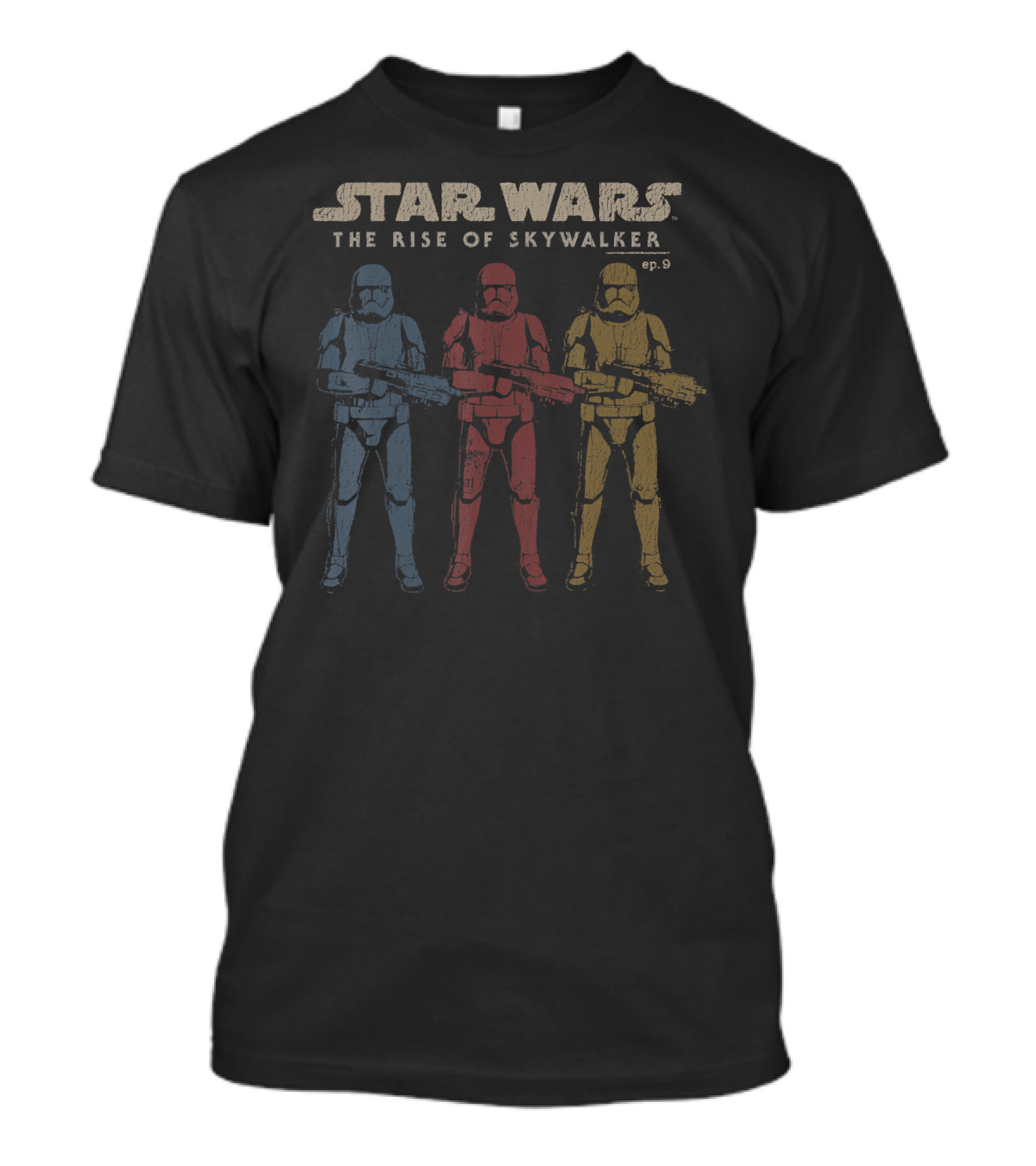 Star Wars The Rise Of Skywalker Ep. 9 Tri Color Troopers T-Shirt