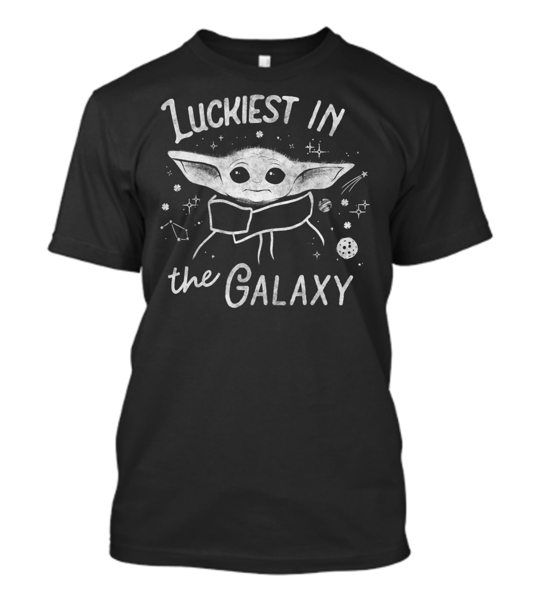 Star Wars The Mandalorian The Child Luckiest In The Galaxy Constellation Stars T-Shirt