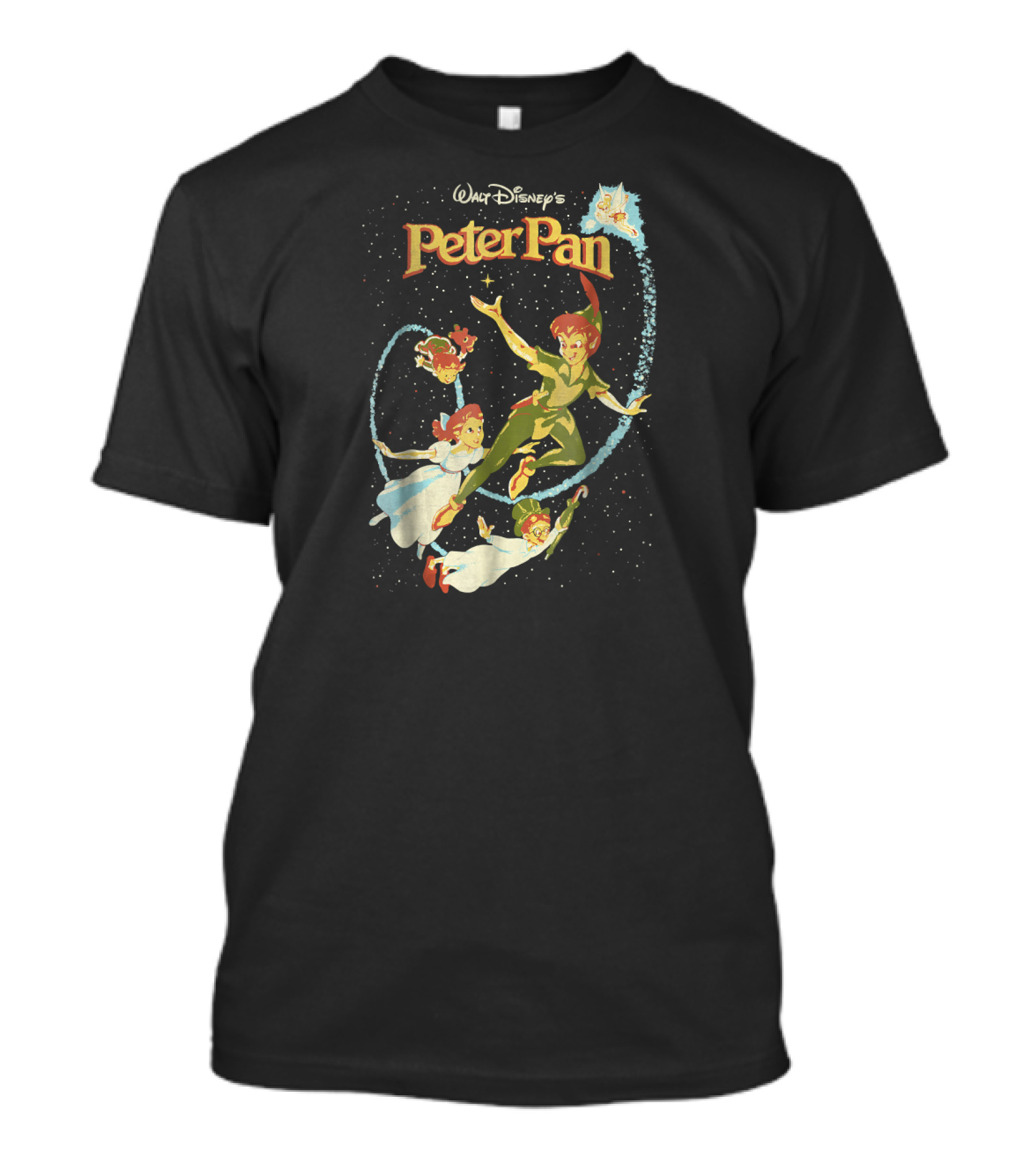 Walt Disney's Peter Pan And Darling Children Magical Flight Adventure T-Shirt