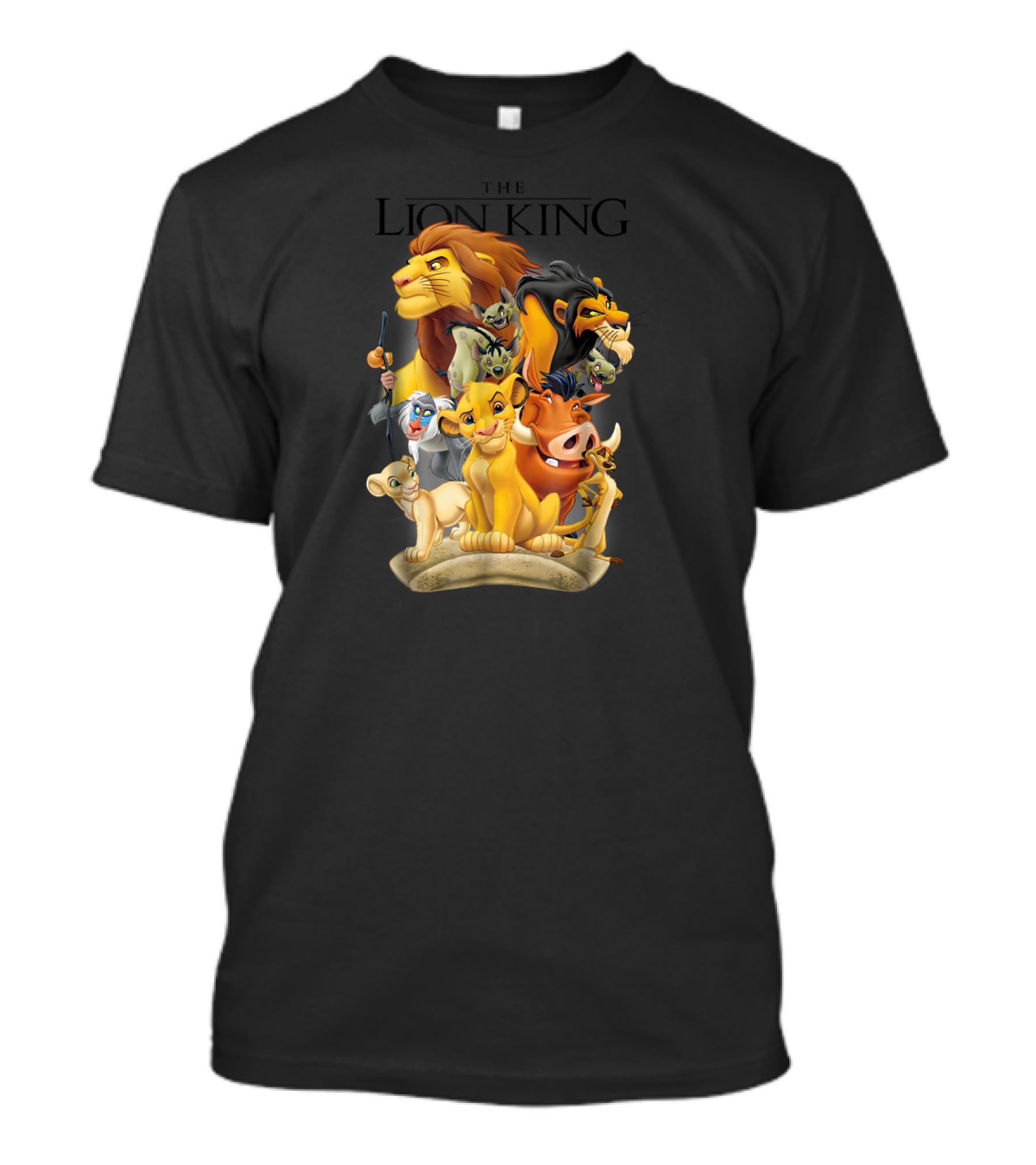 Lion King Simba Nala Timon Pumbaa Rafiki Scar Pride Land Characters T-Shirt