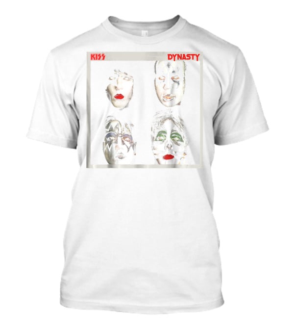 KISS 1979 Dynasty Album Cover Face Paint Band Members T-Shirt