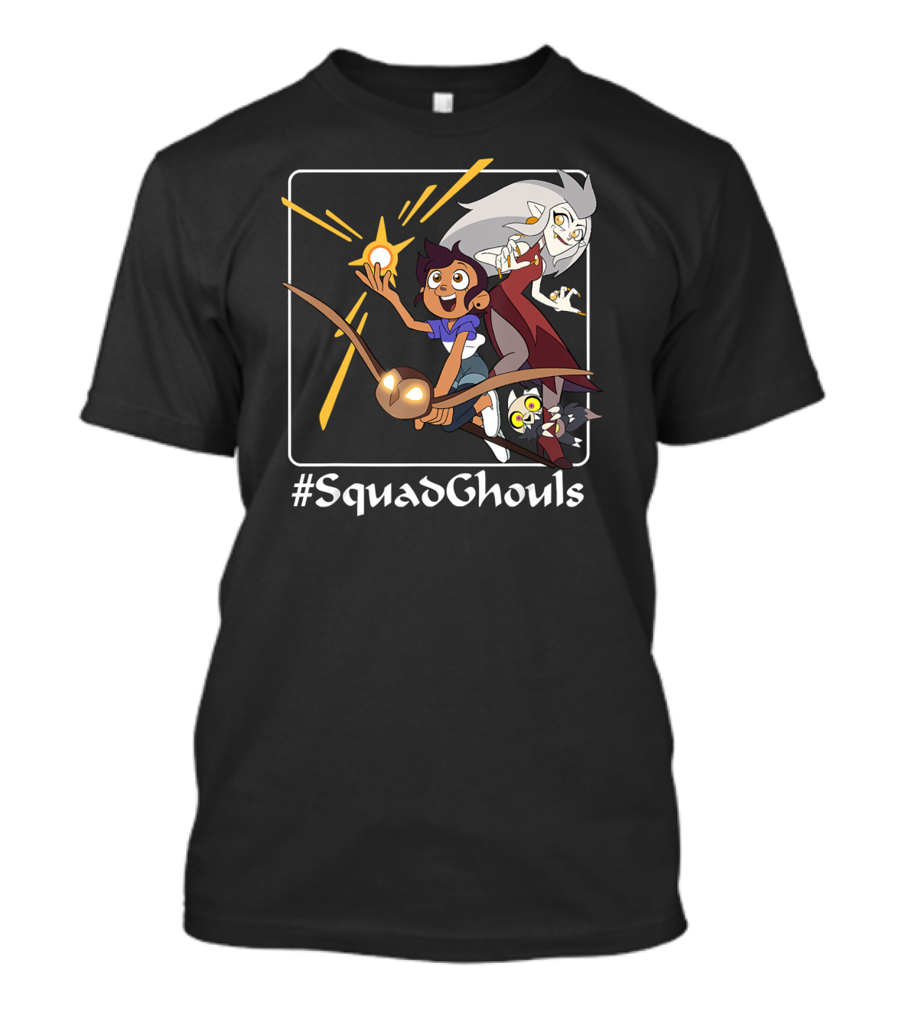 The Owl House SquadGhouls Disney Channel Luz Eda King T-Shirt
