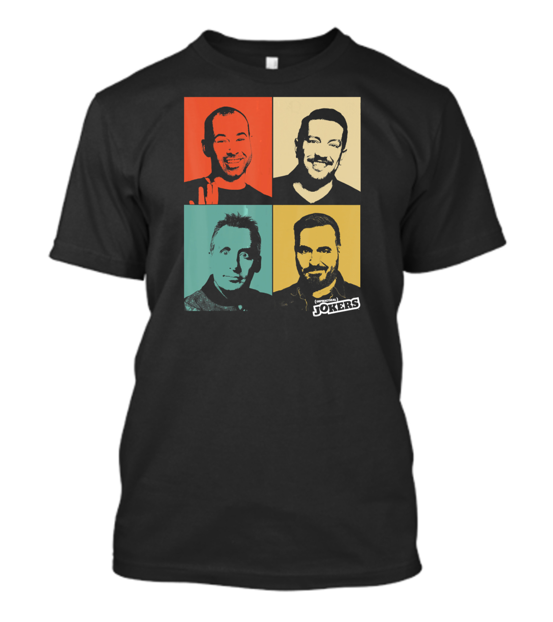 Impractical Jokers Colorful Pop Art Style Portraits T-Shirt