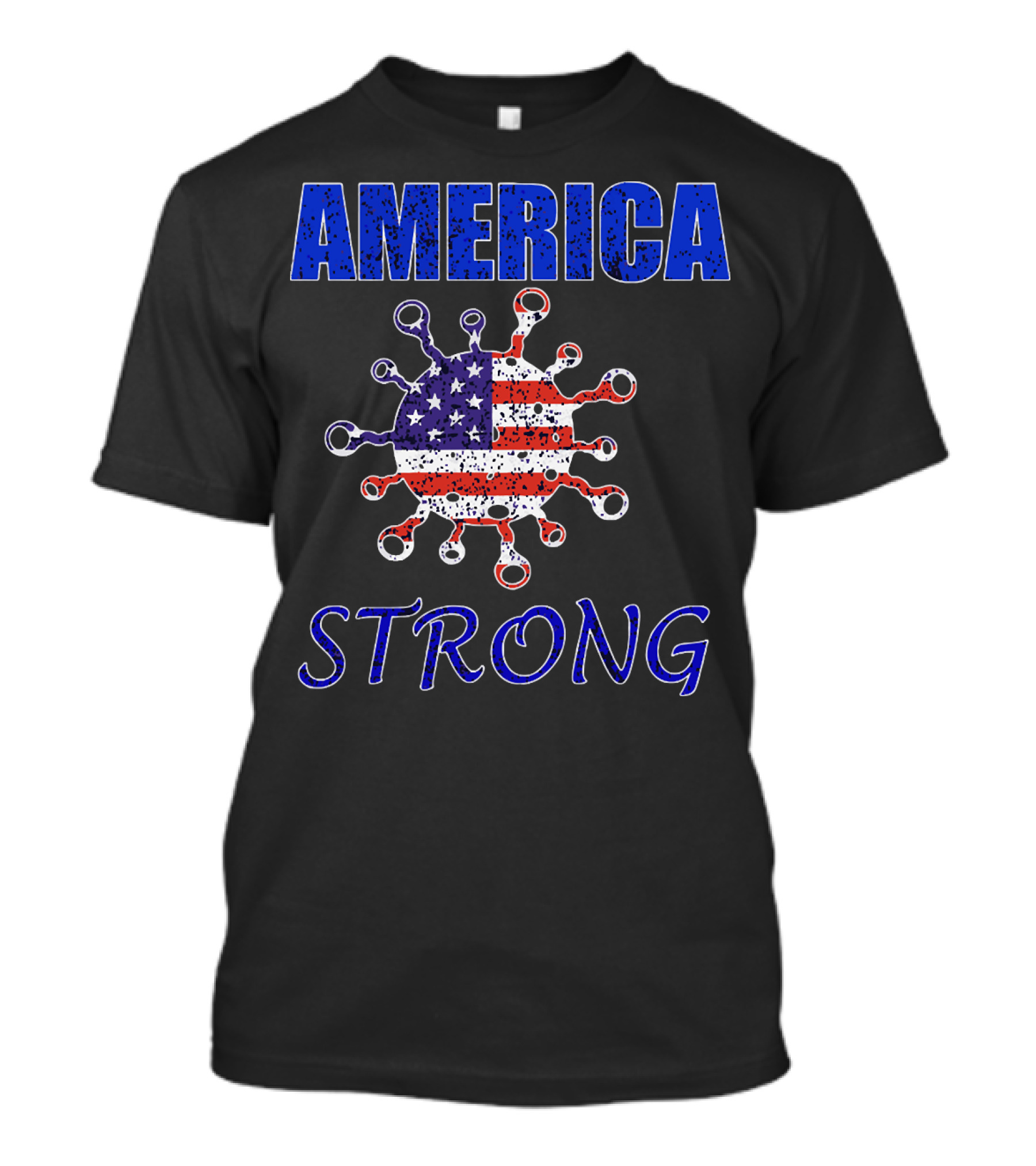 AMERICA STRONG Virus Flag Resilience T-Shirt