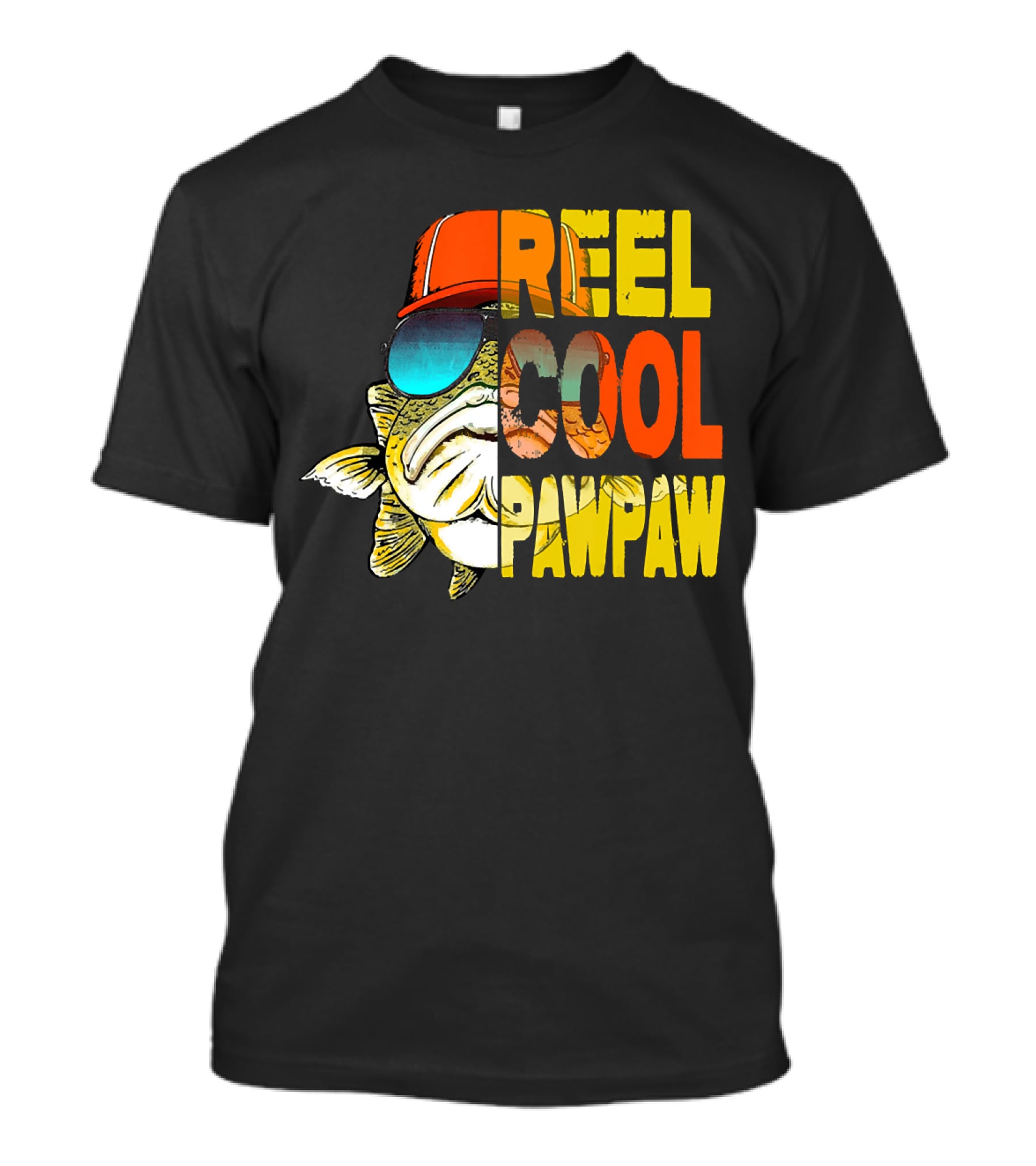 REEL COOL PAWPAW Fathers Day Fishing 143 T-Shirt