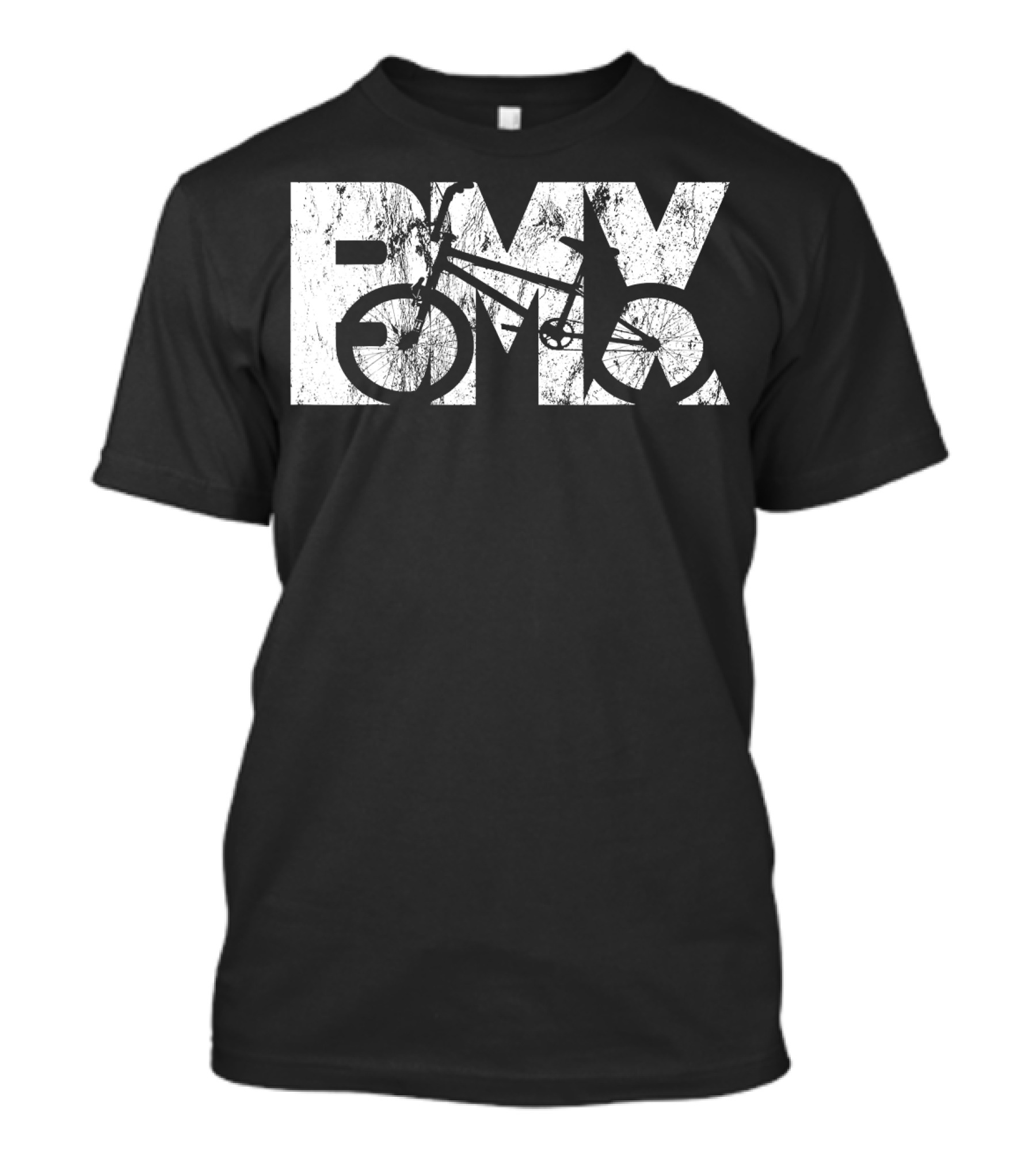 Cool Vintage BMX Bike Racing Fan Text With Bicycle T-Shirt