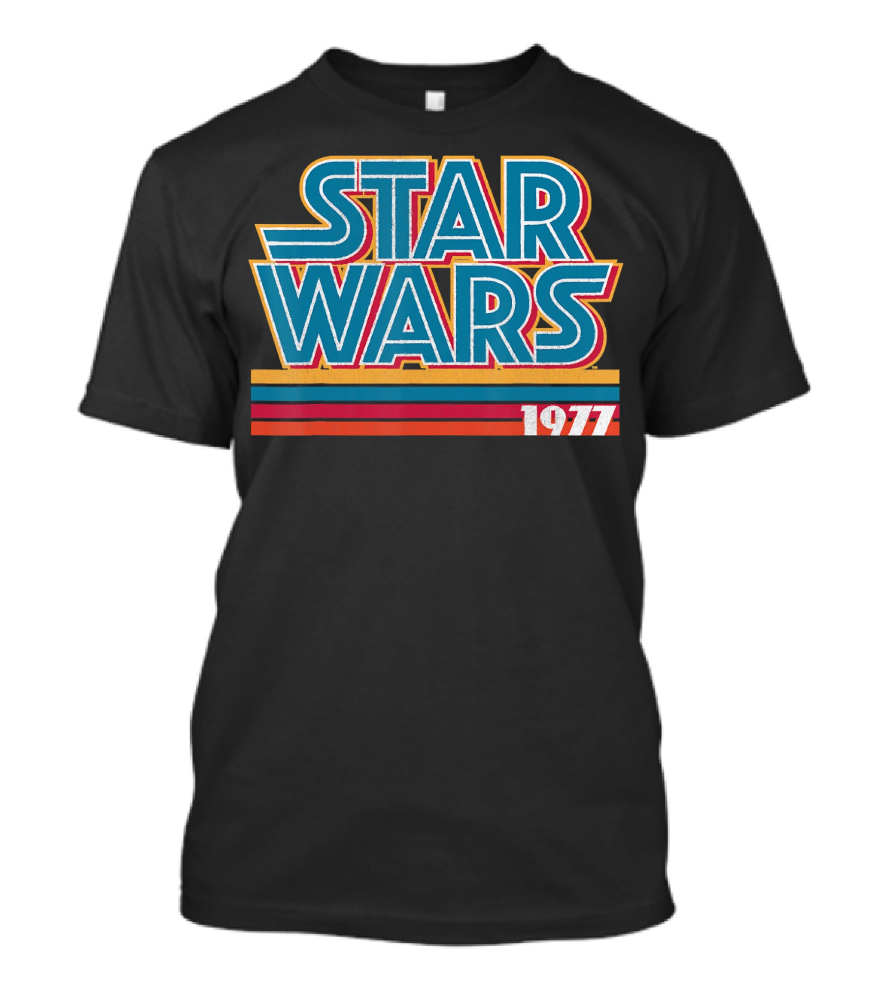 Star Wars 1977 Retro Striped T-Shirt