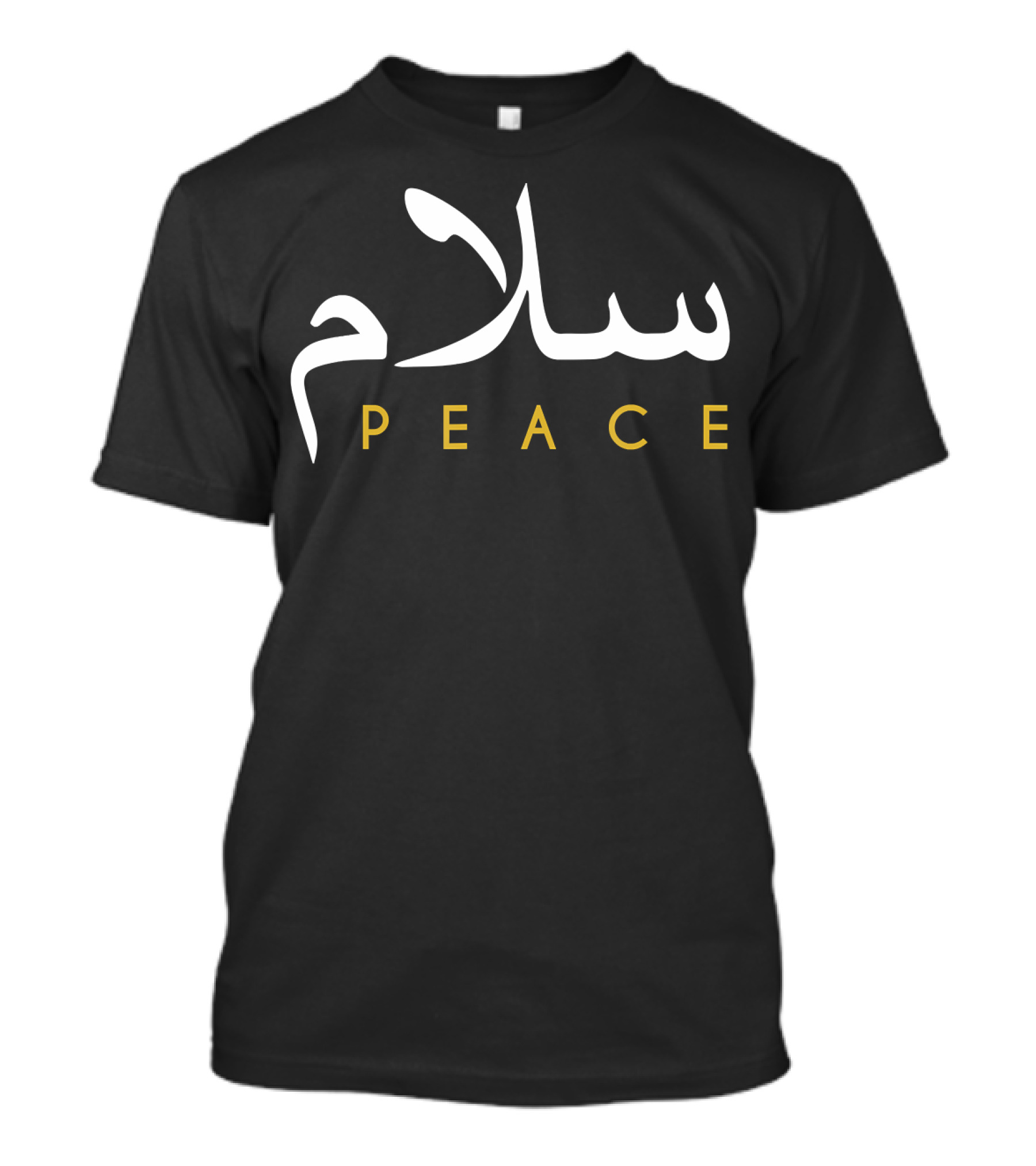 Salam Peace Arabic Calligraphy Classic Typography T-Shirt
