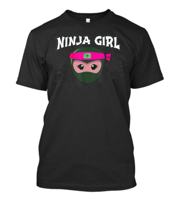 Ninja Girl Team Covert Spy Crew T-Shirt