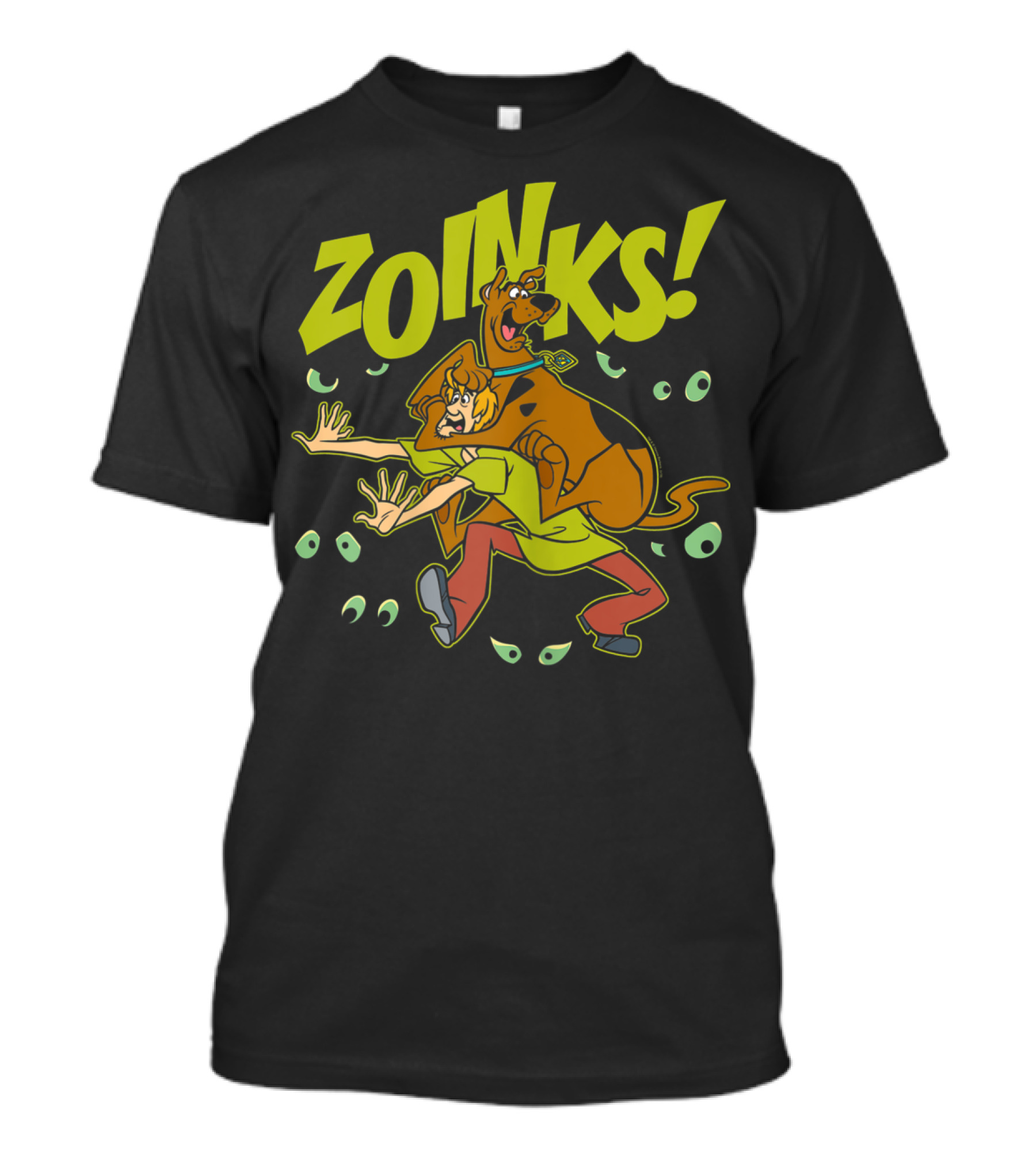 Zoinks Scooby-Doo And Shaggy Scared Eyes T-Shirt