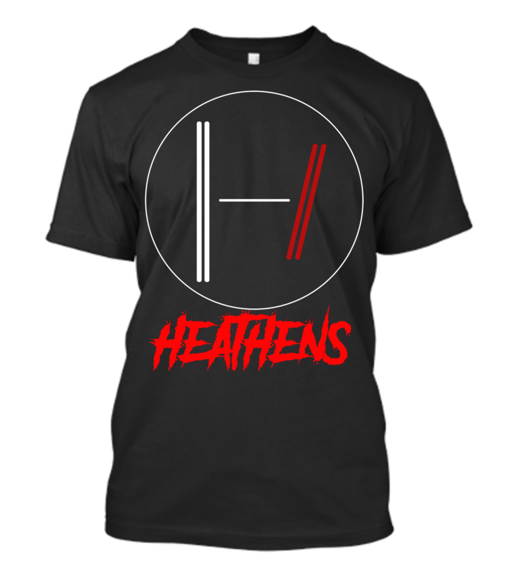 Twenty One Pilots Heathens Logo Circle T-Shirt