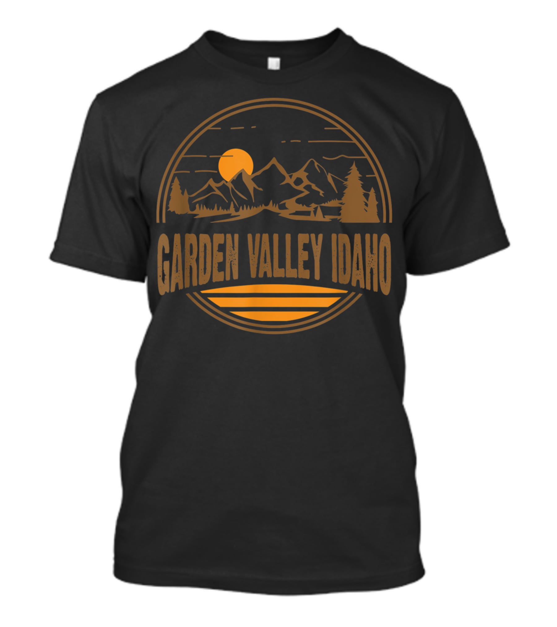Garden Valley Idaho Mountain Sunset Hiking Adventure T-Shirt