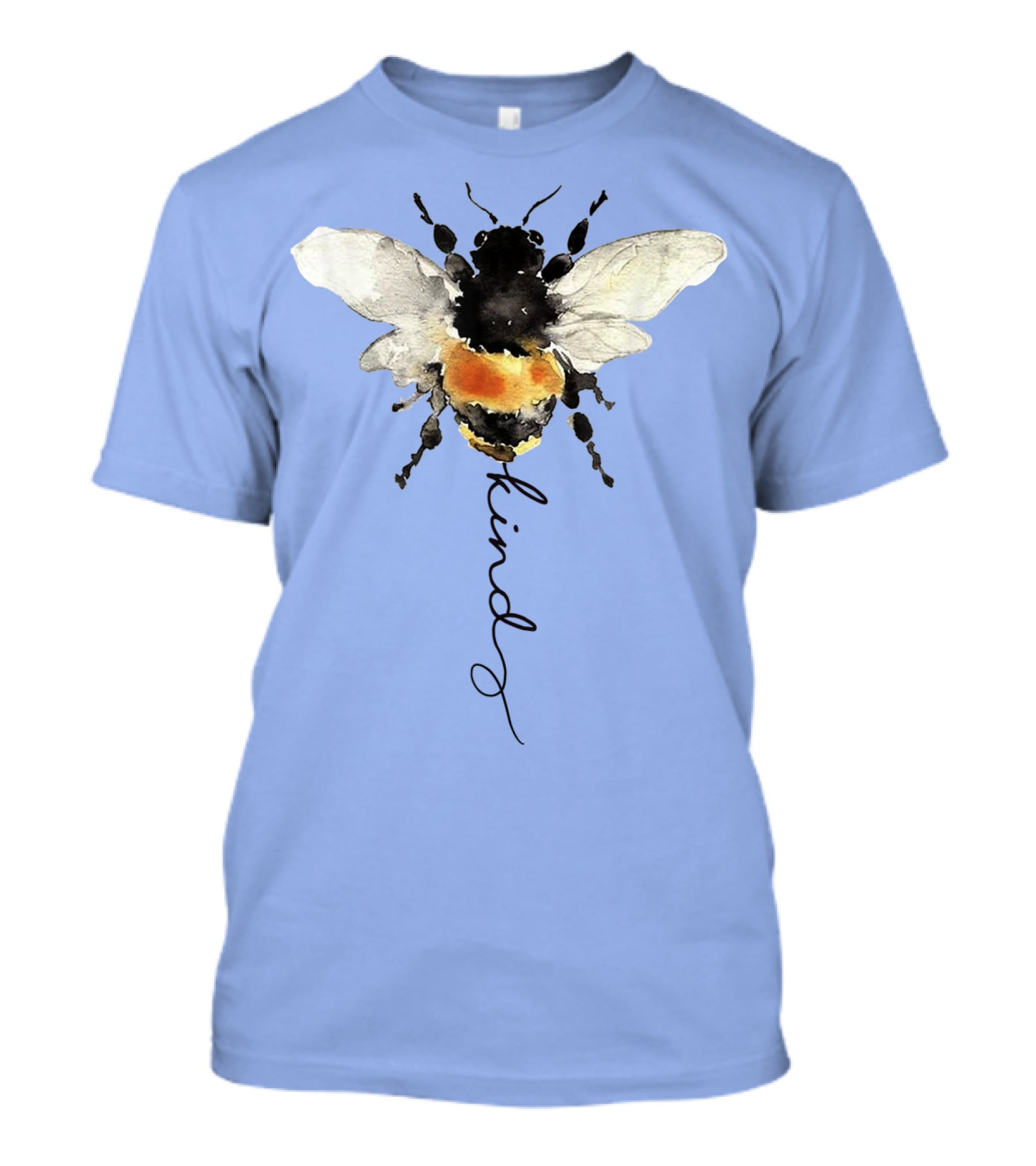 Be Kind Bee Kind Watercolor Bee T-Shirt