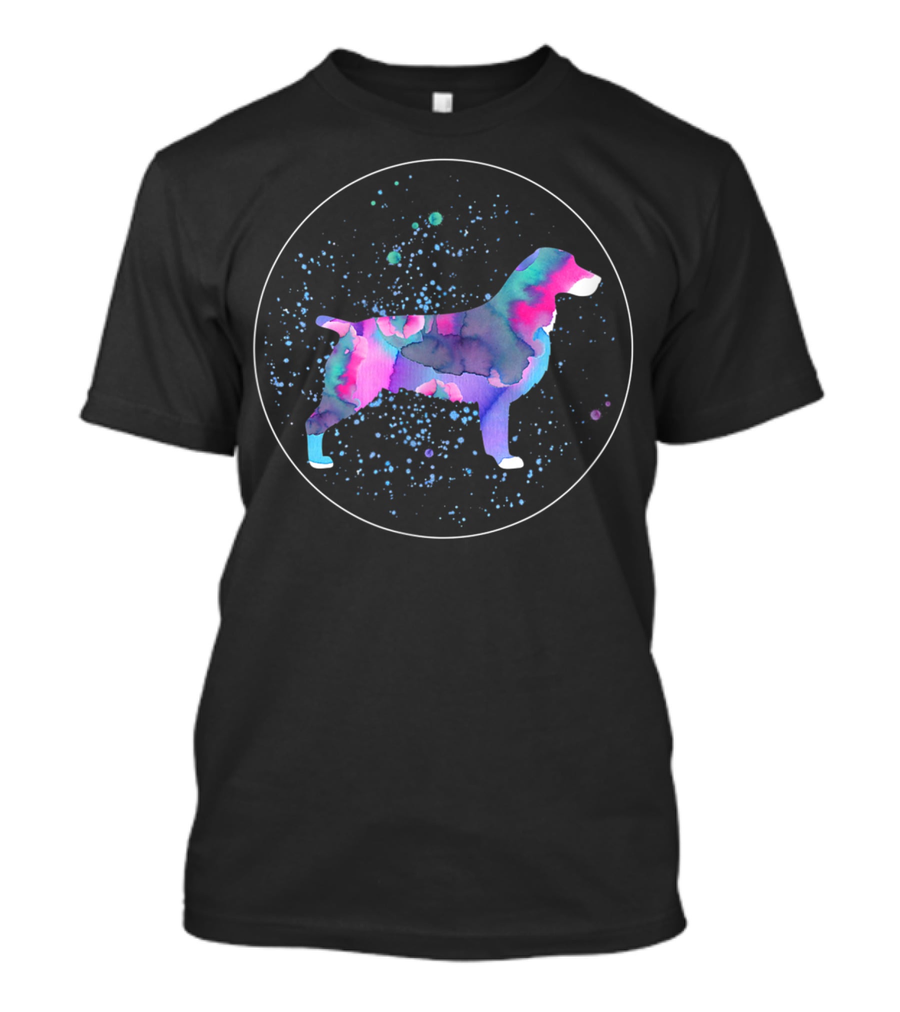 Boykin Spaniel Watercolor Galaxy T-Shirt
