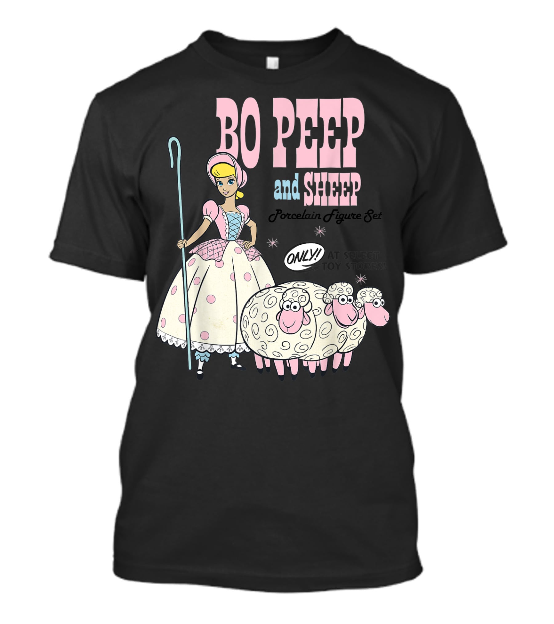 Bo Peep And Sheep Porcelain Figure Set Only Toy Story 4 T-Shirt