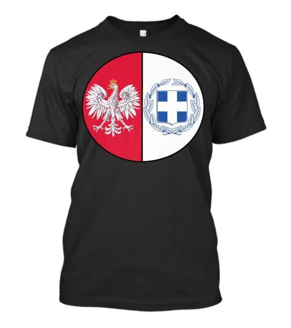 Poland White Eagle Greece National Emblems T-Shirt