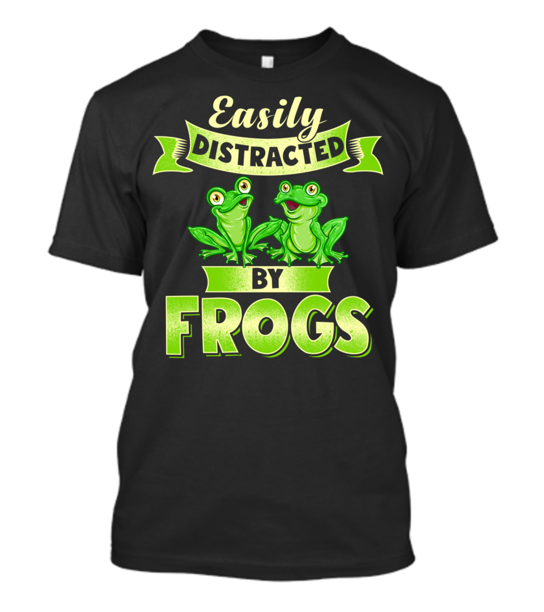 Easily Distracted By Frogs Frog Lover T-Shirt